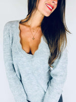 Pull gris - CHARLOTTE
