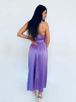 Robe longue lila - LISA