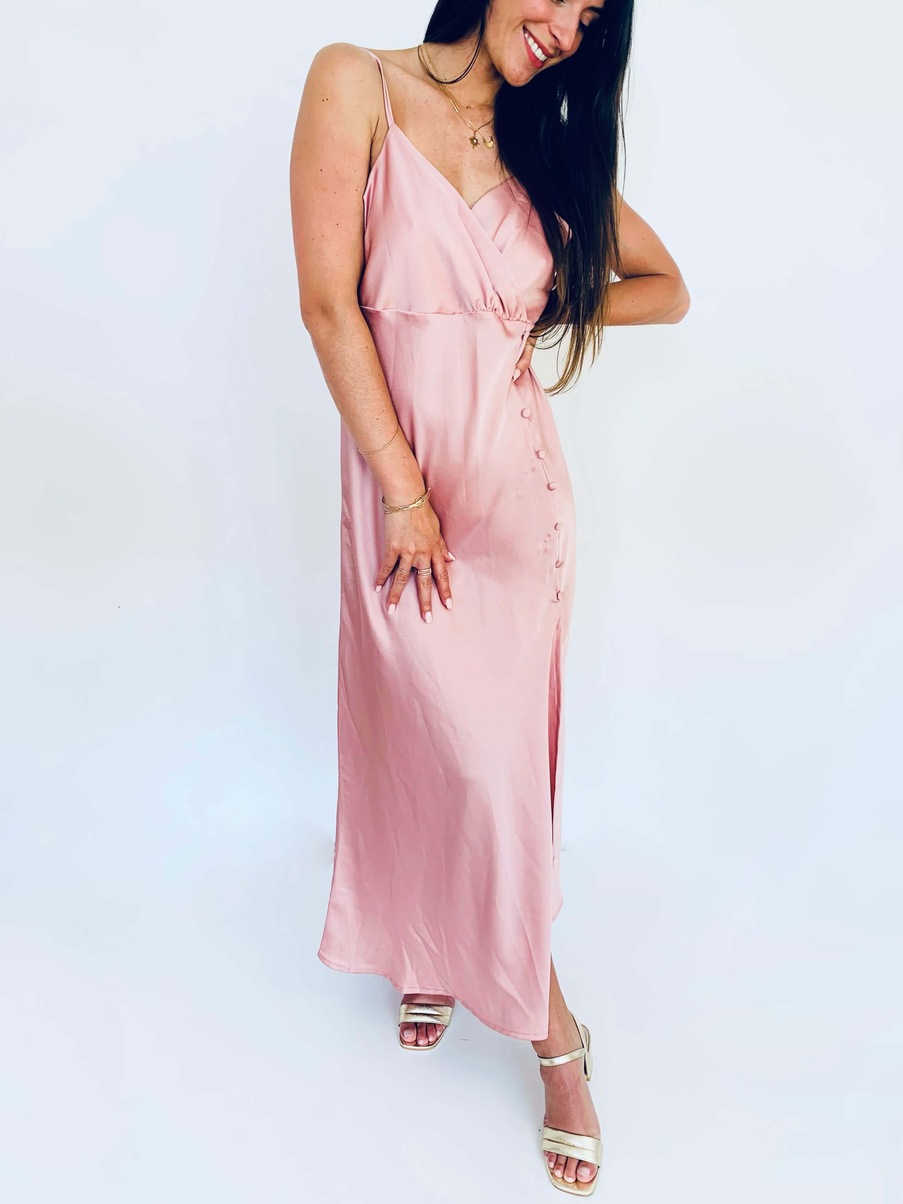 Robe rose pale - SYBILLE