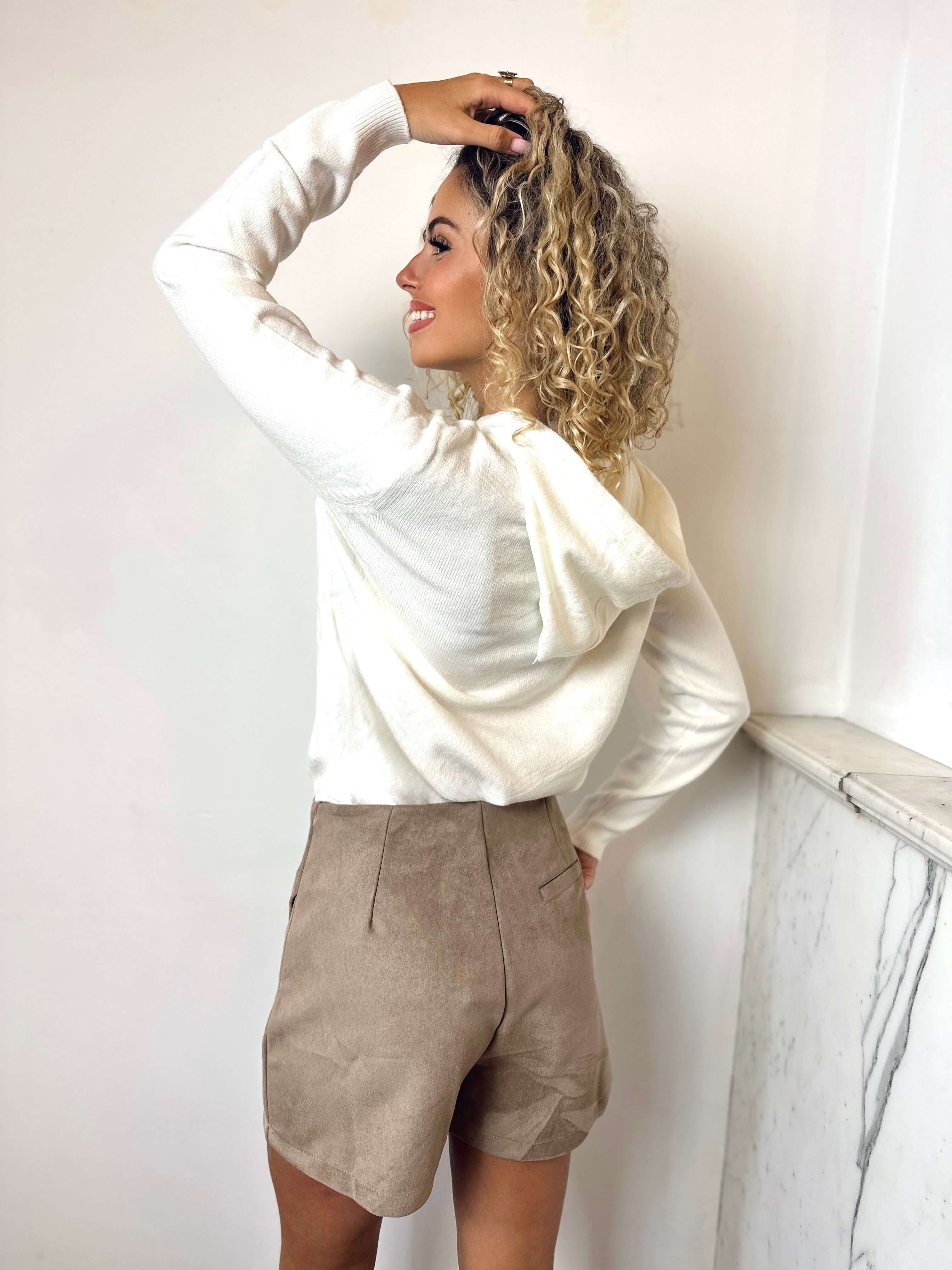 Sweat blanc - OOHLALA