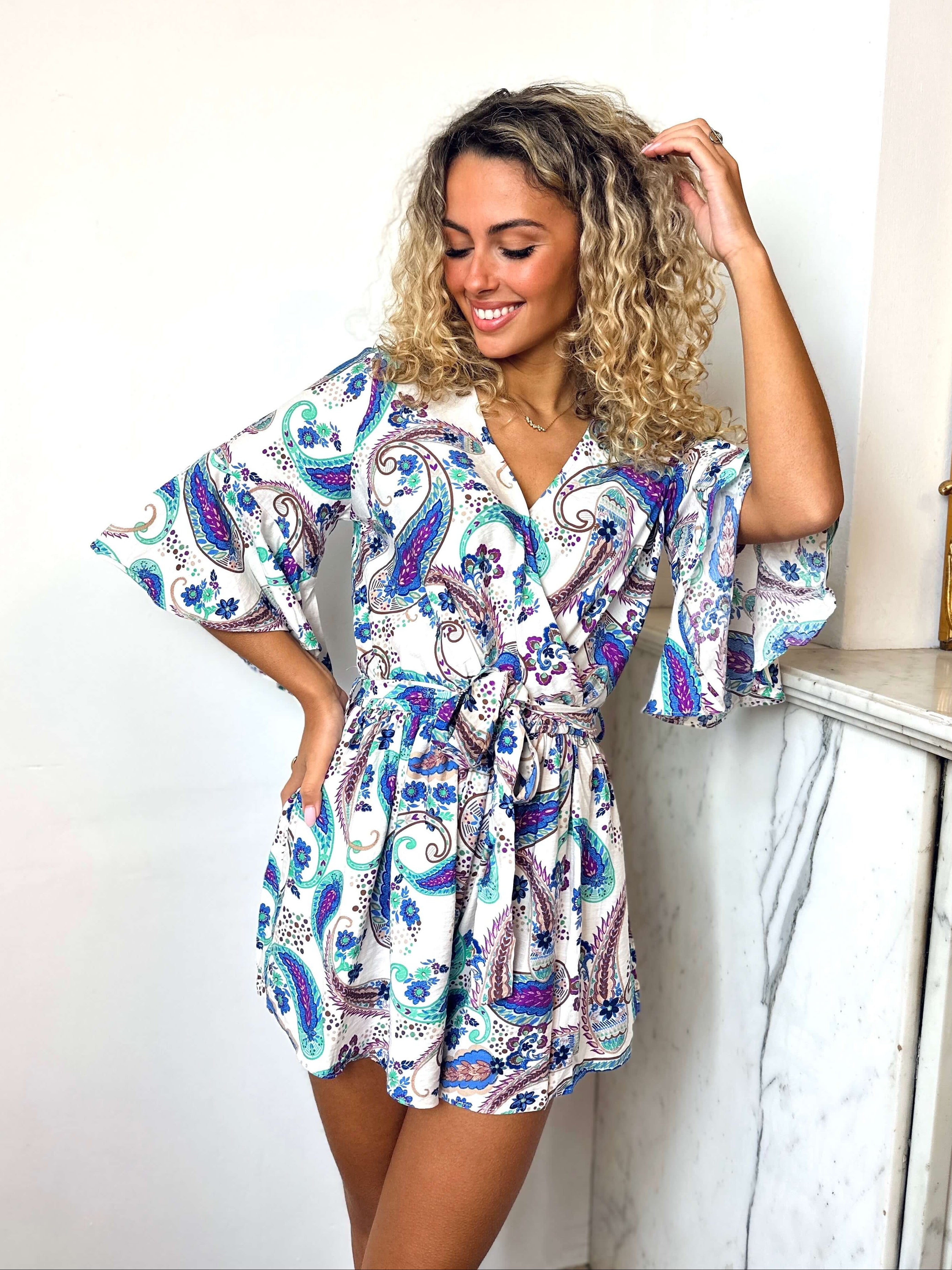 Combishort bleu - MANON