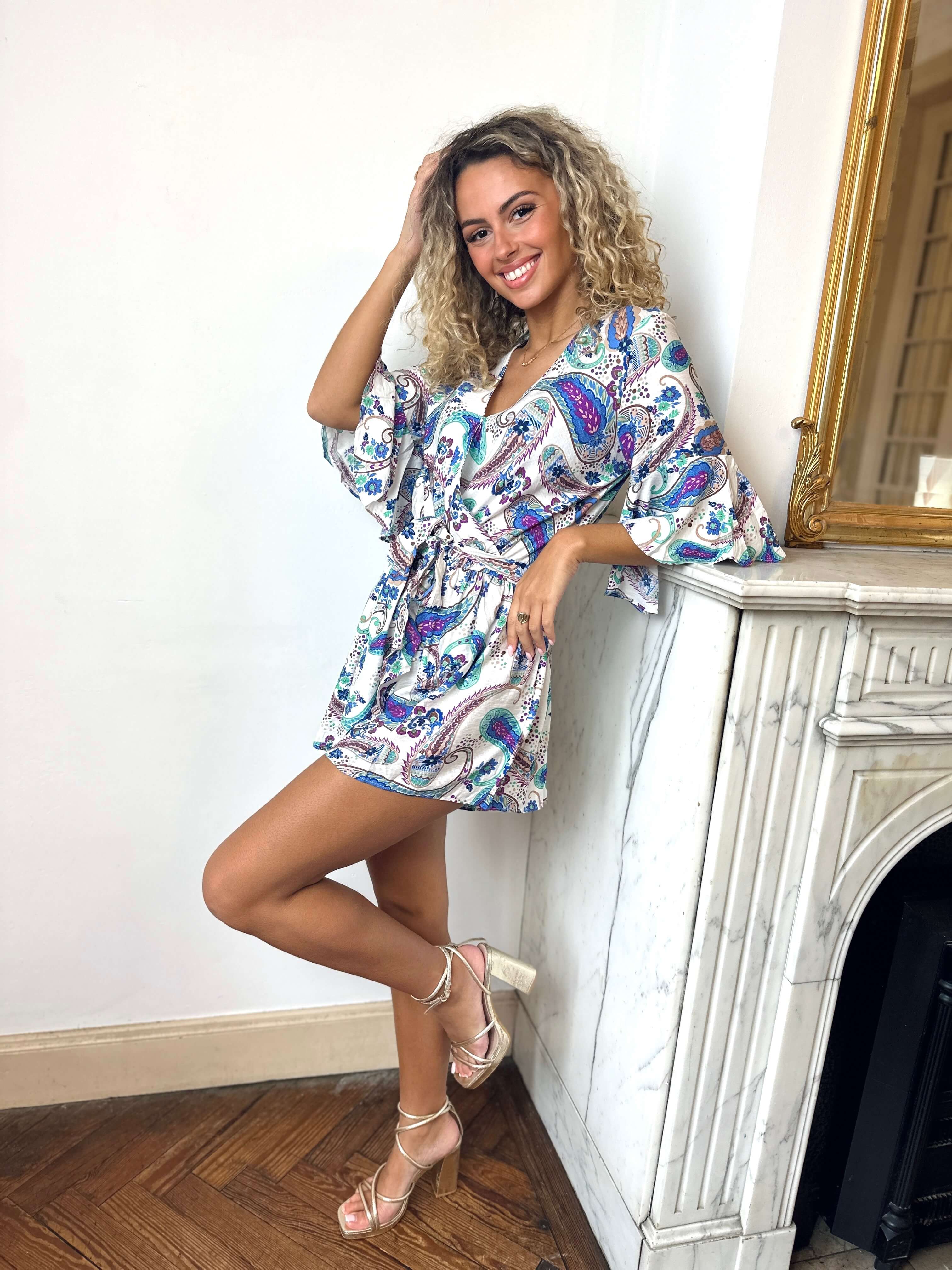 Combishort bleu - MANON