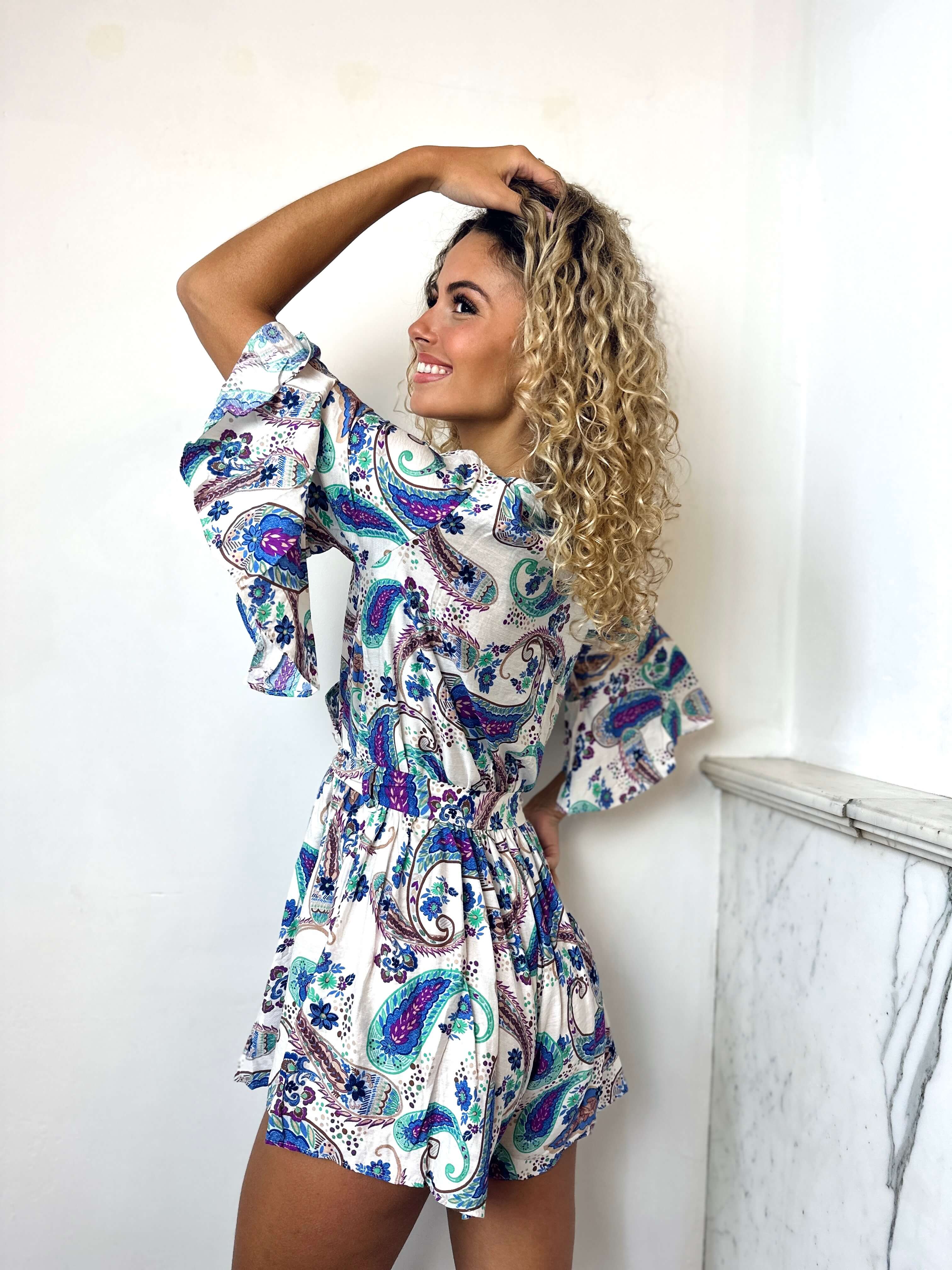 Combishort bleu - MANON