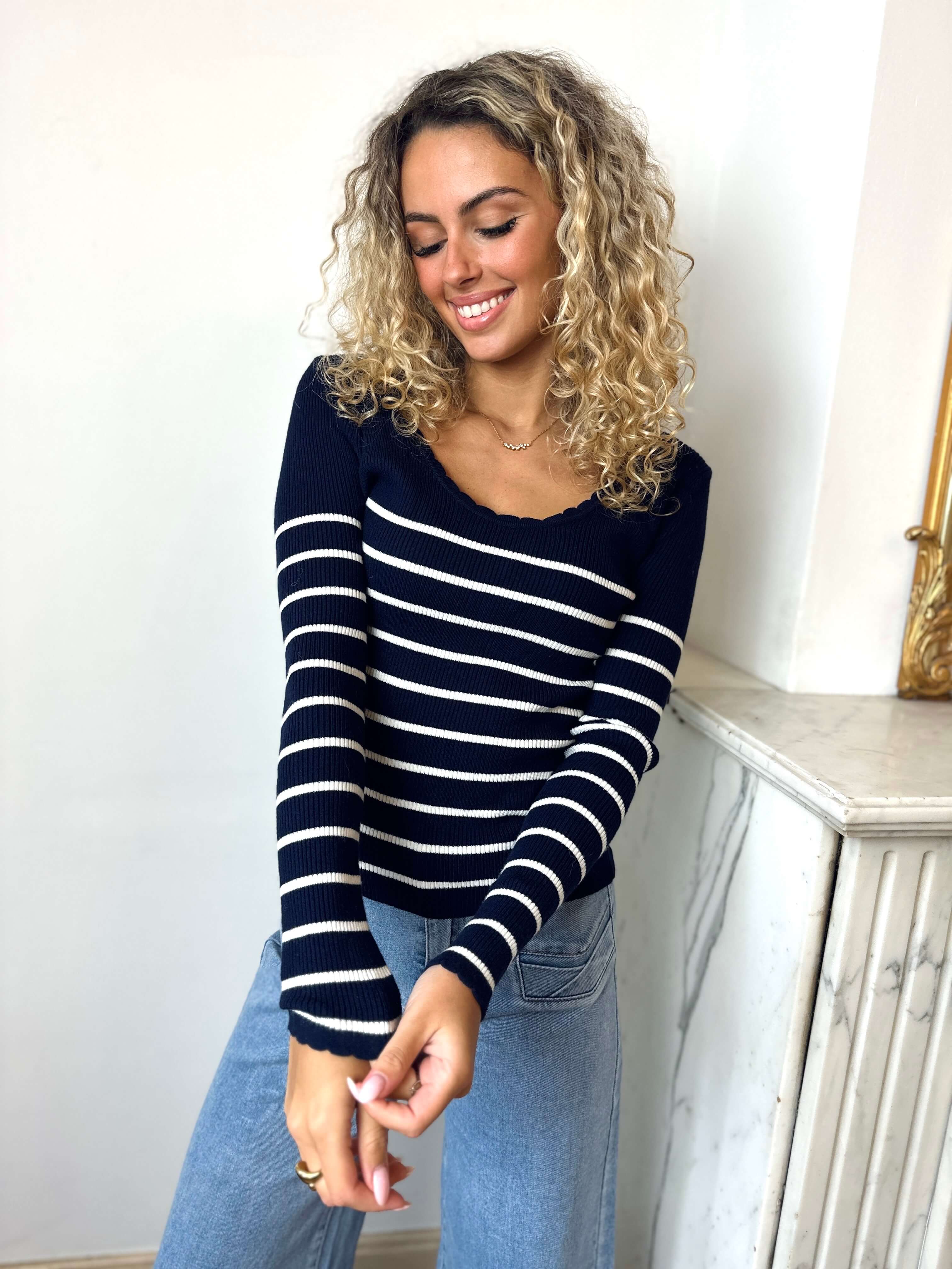 Pull bleu - PAOLA