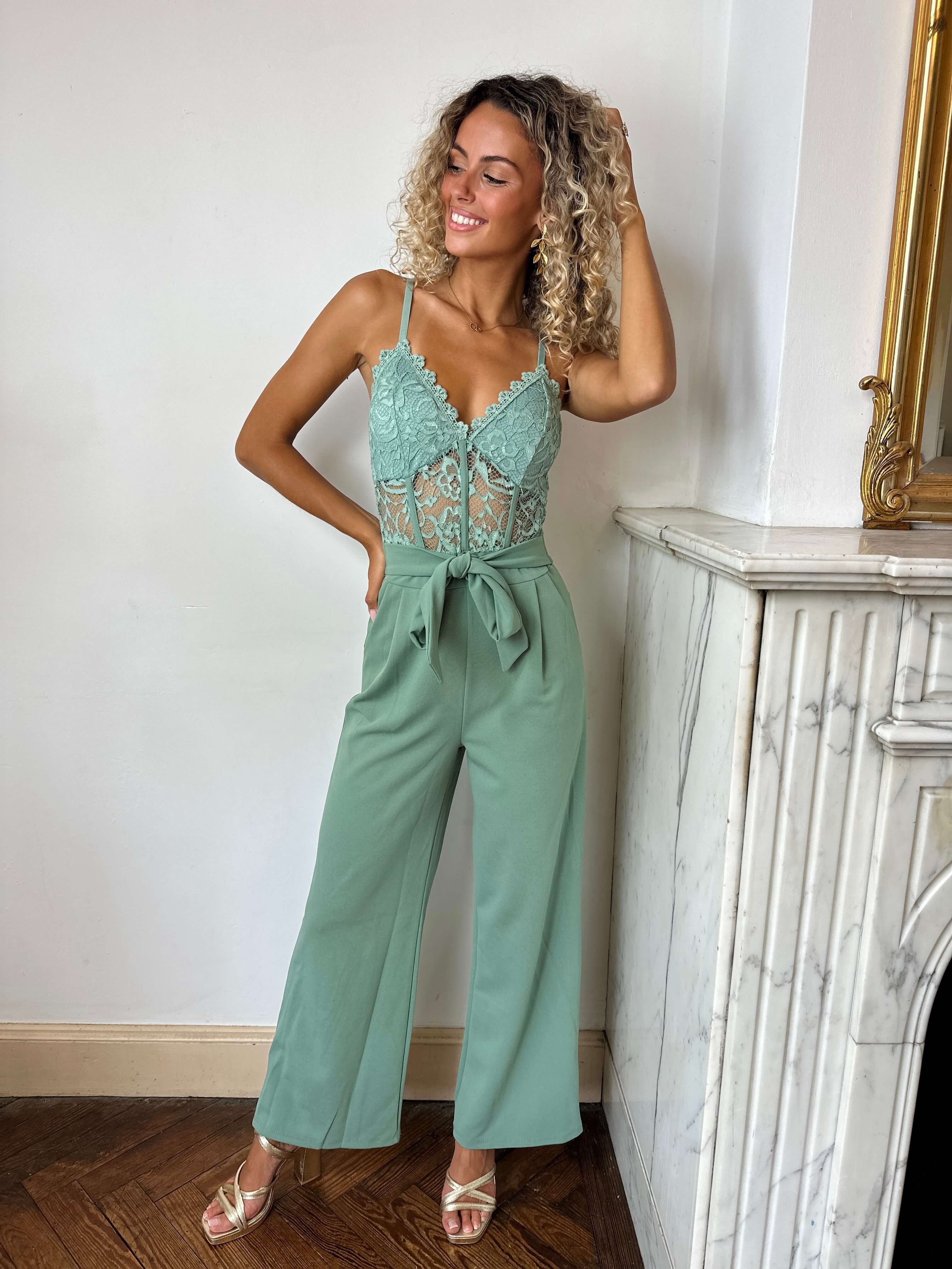 Combinaison vert d'eau - ROMY