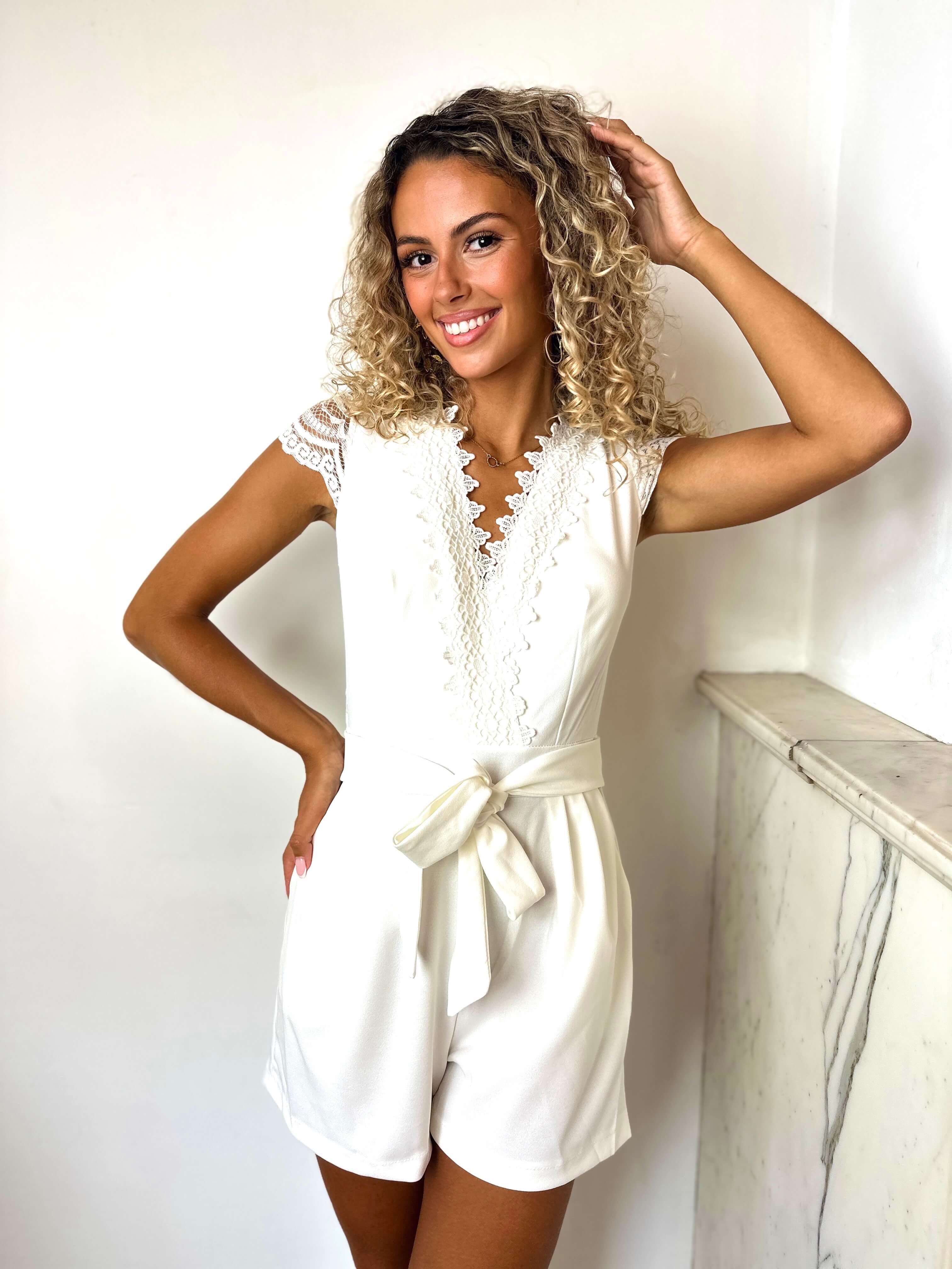 Combishort blanche - ZELIE