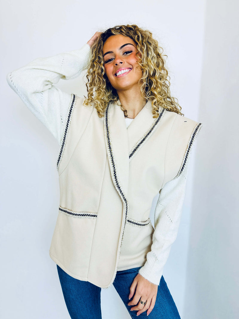 Veste beige - SAULI