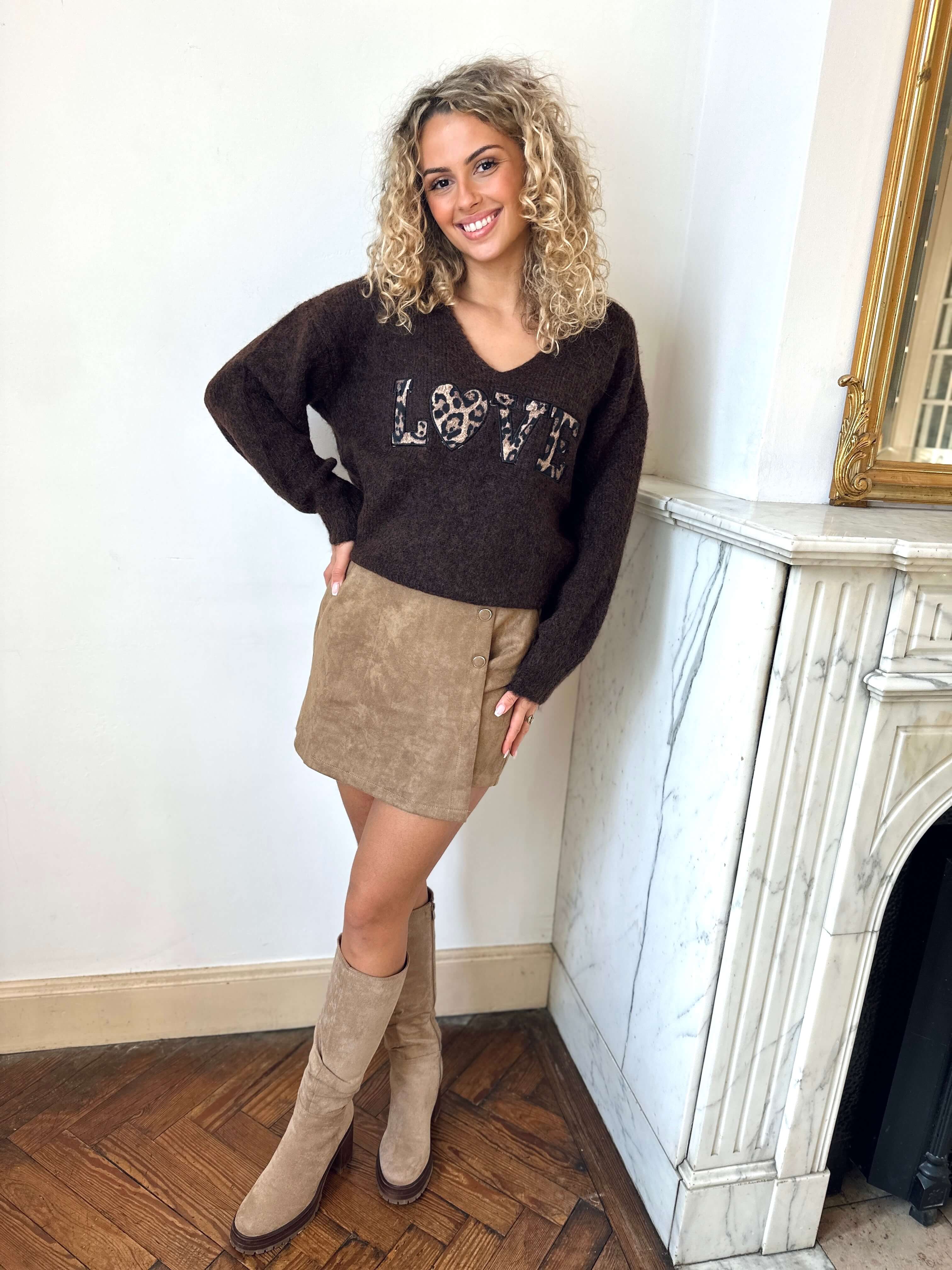 Pull chocolat - LOVELY