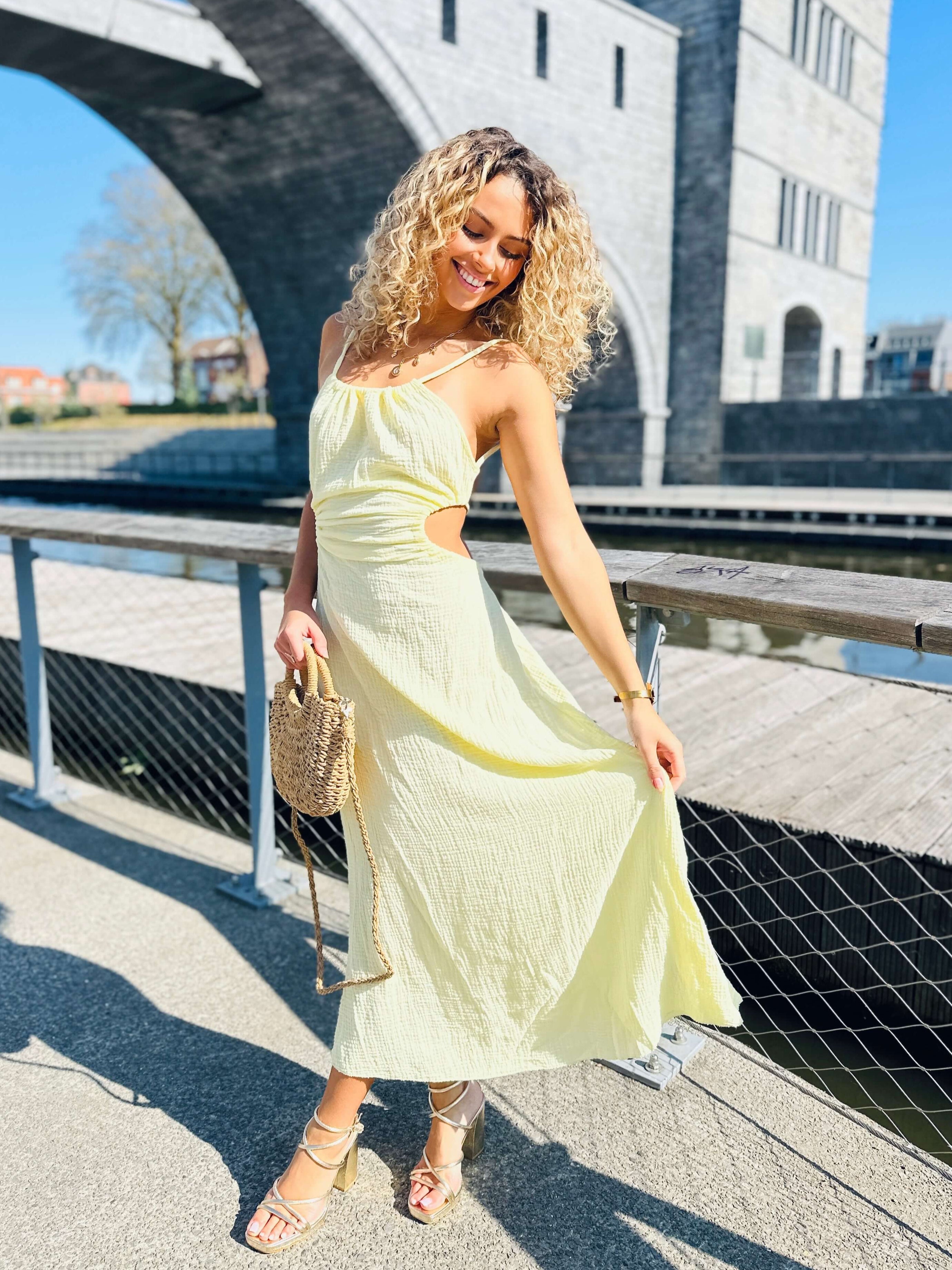 Robe jaune - JAZ