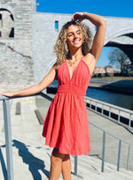 Robe corail - GAELLE
