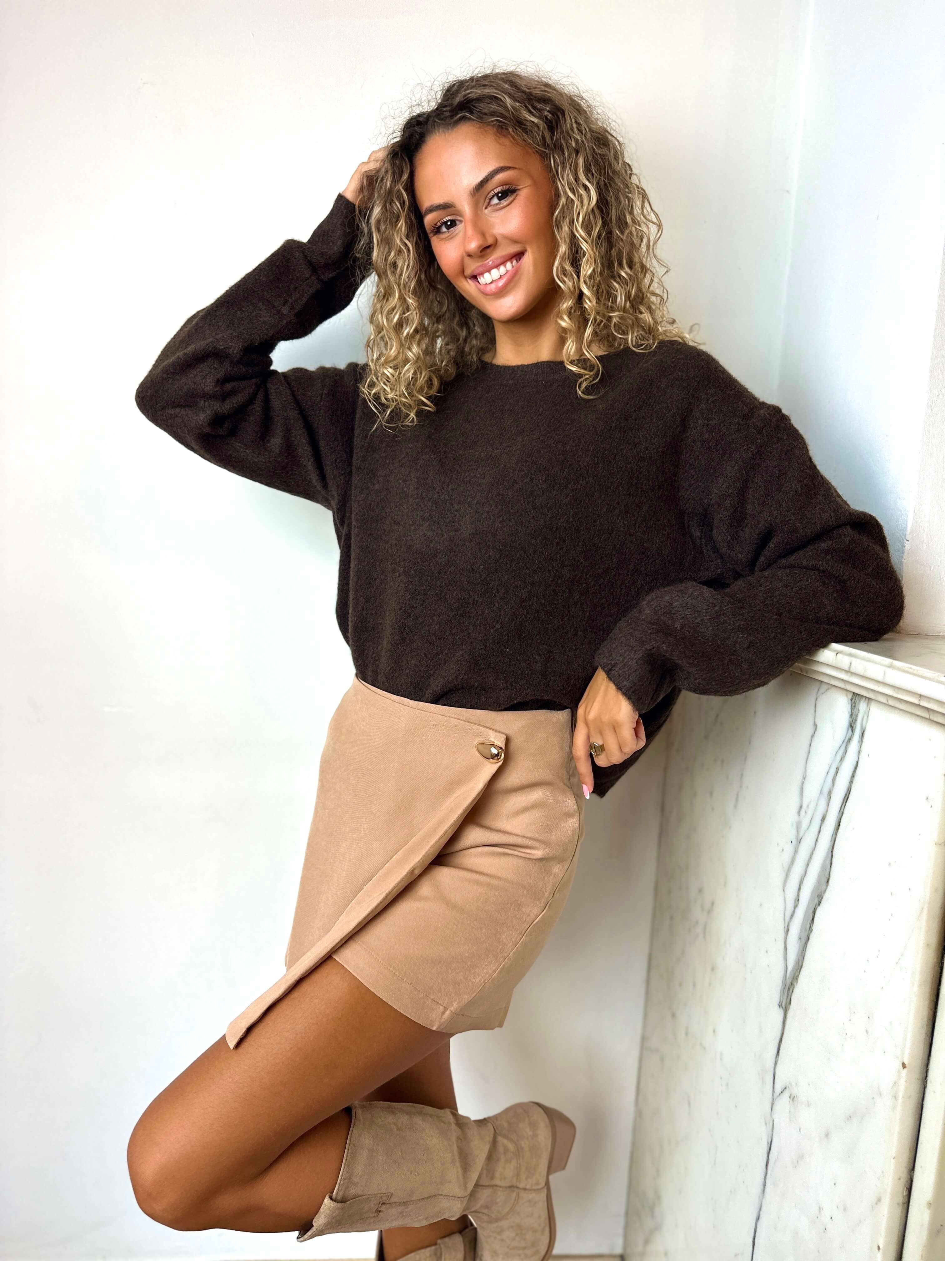 Pull chocolat - CLEA