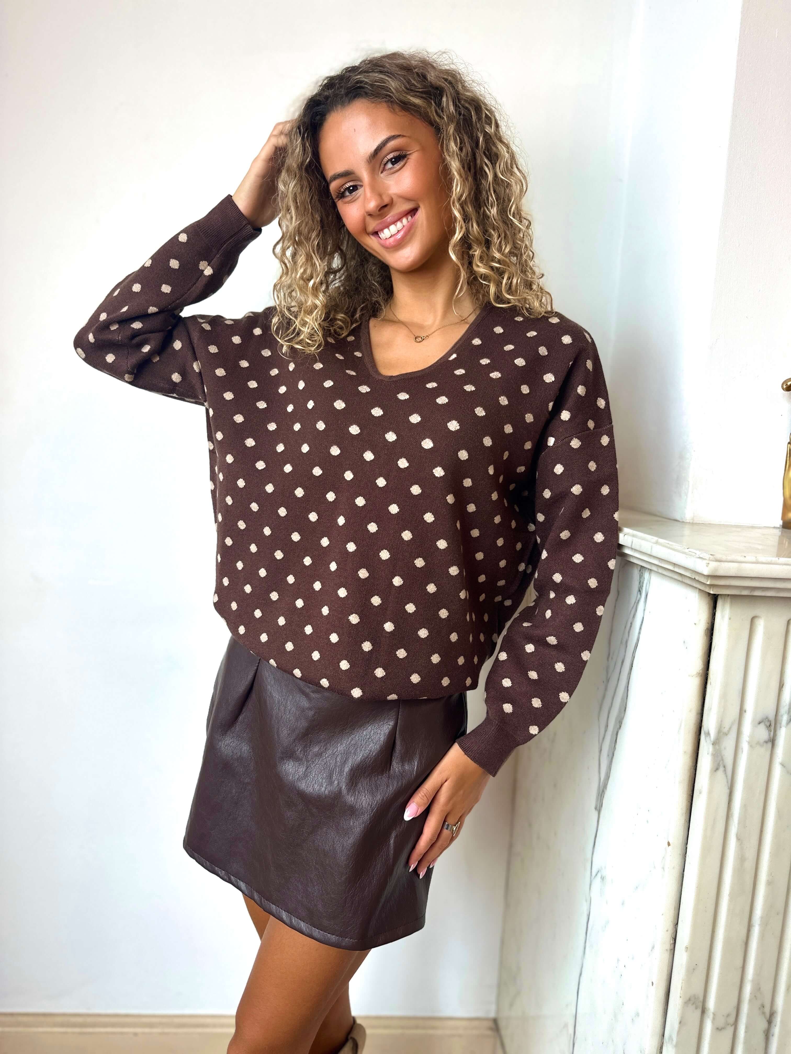 Pull chocolat - ROSALIA