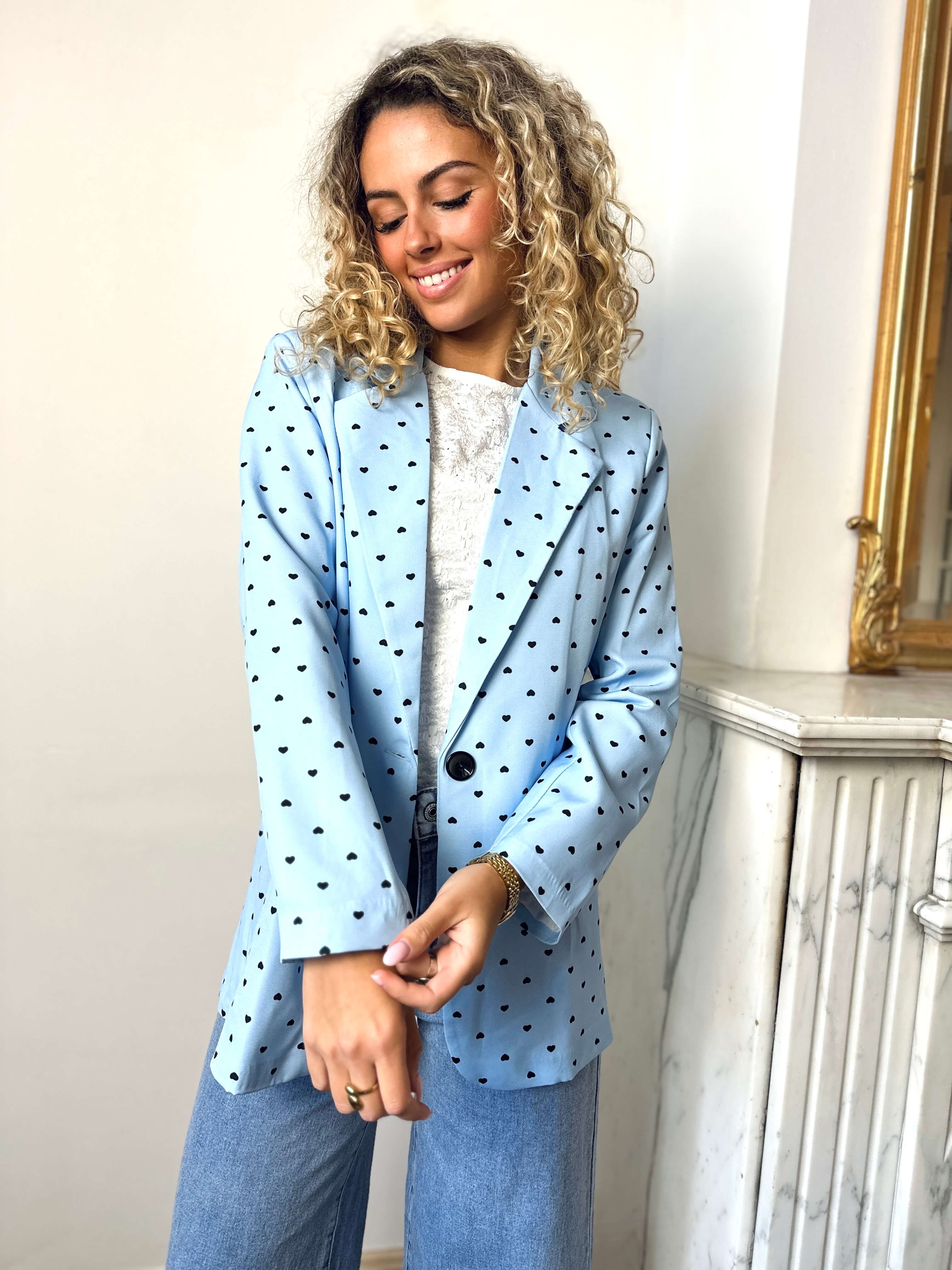 Blazer bleu - LOVE