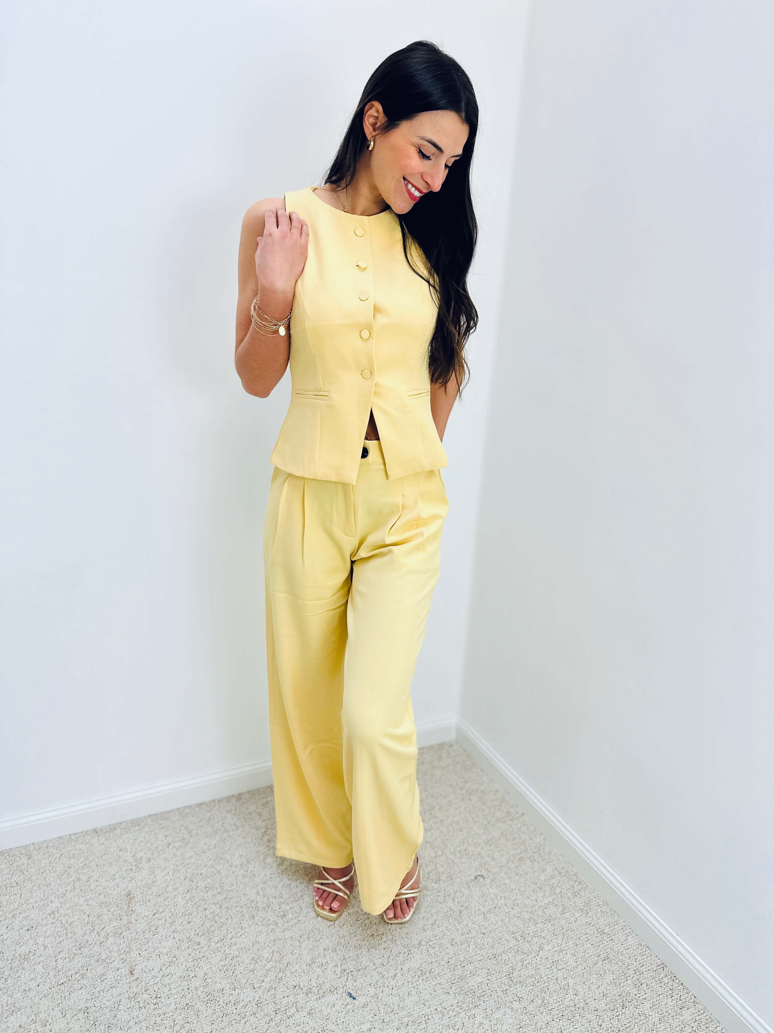 Pantalon jaune - PAULINE