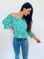 Blouse verte - OLIVIA