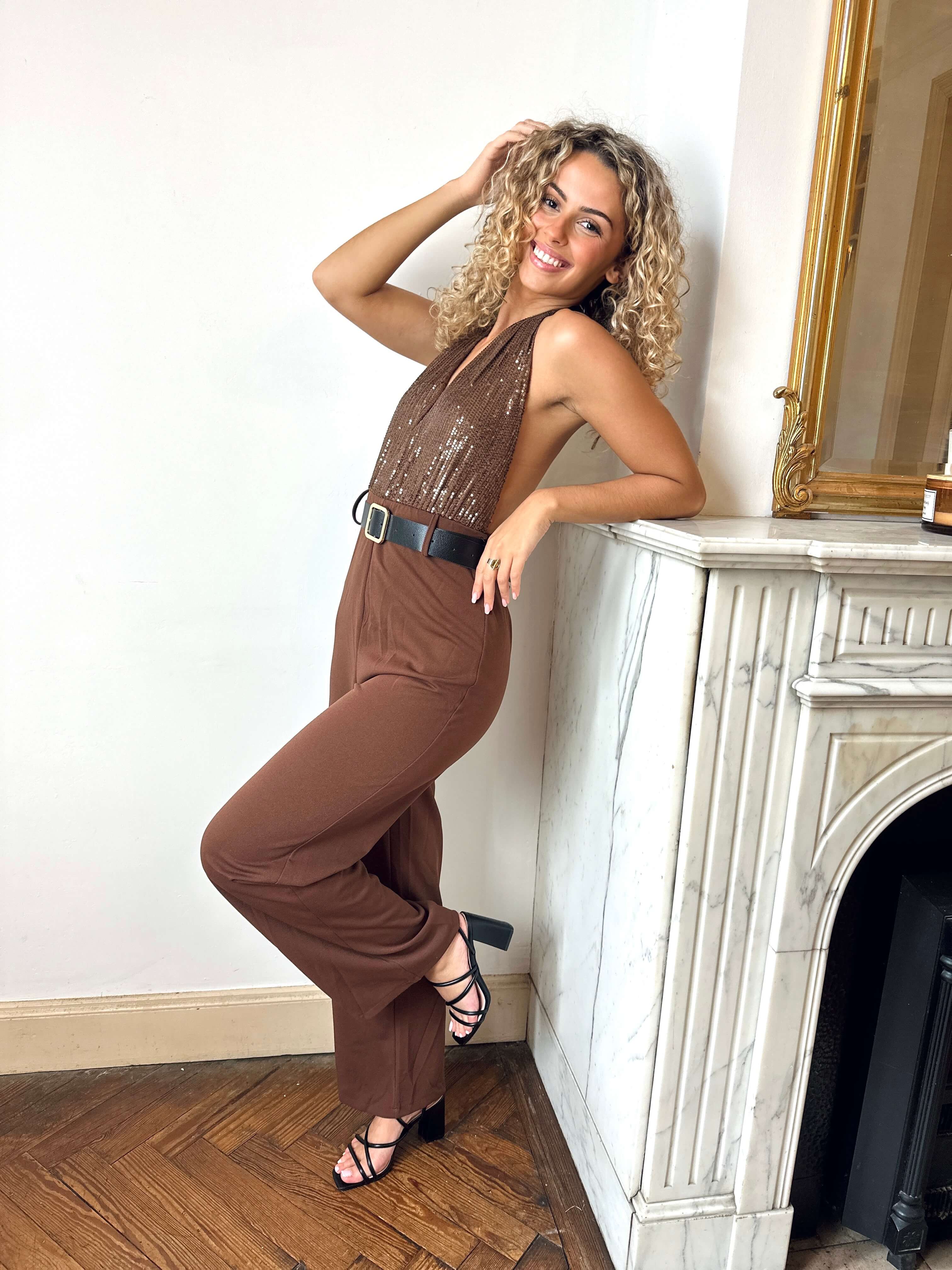 Combinaison marron - DIANE