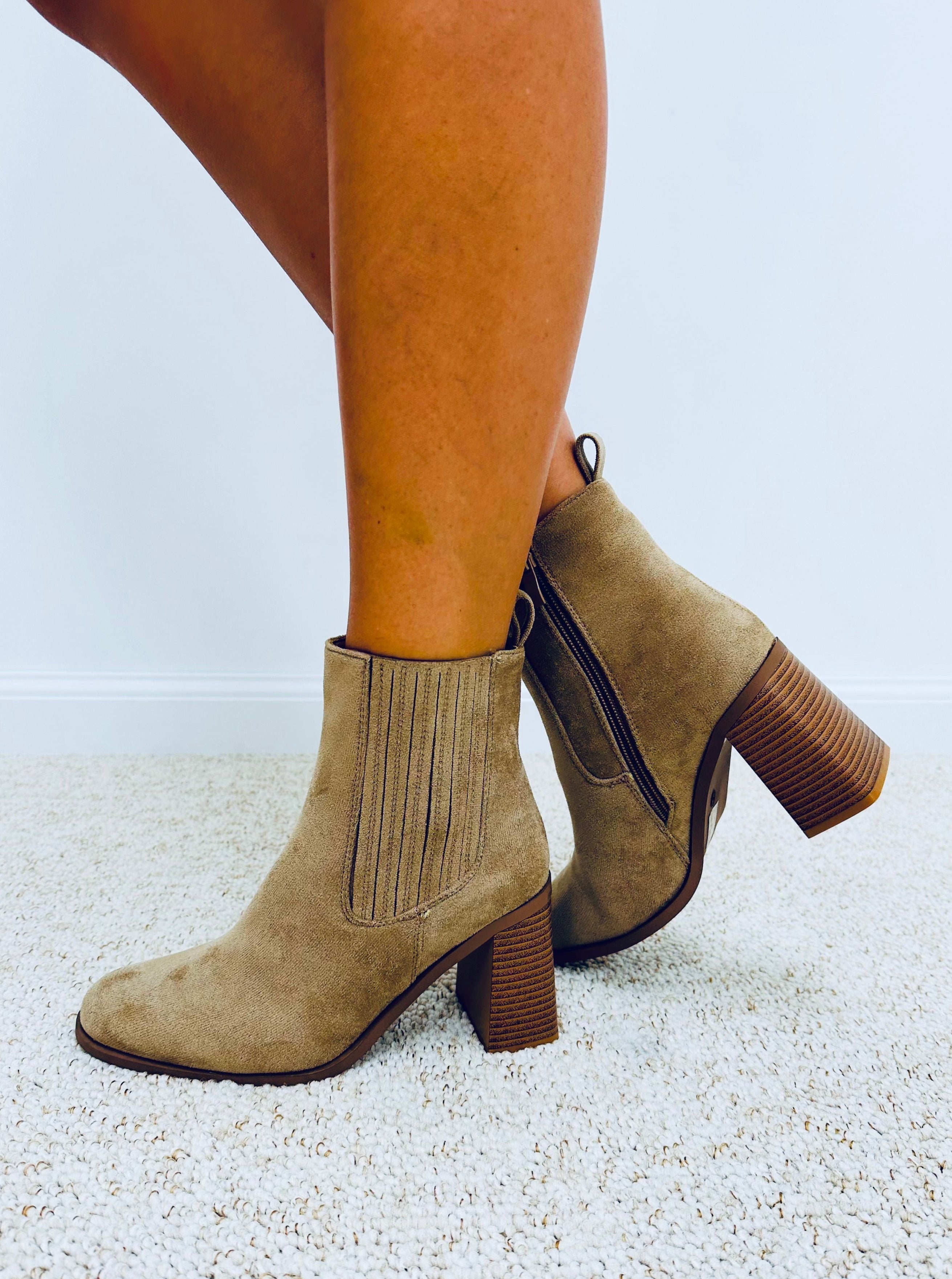Bottines beige - PAULINE