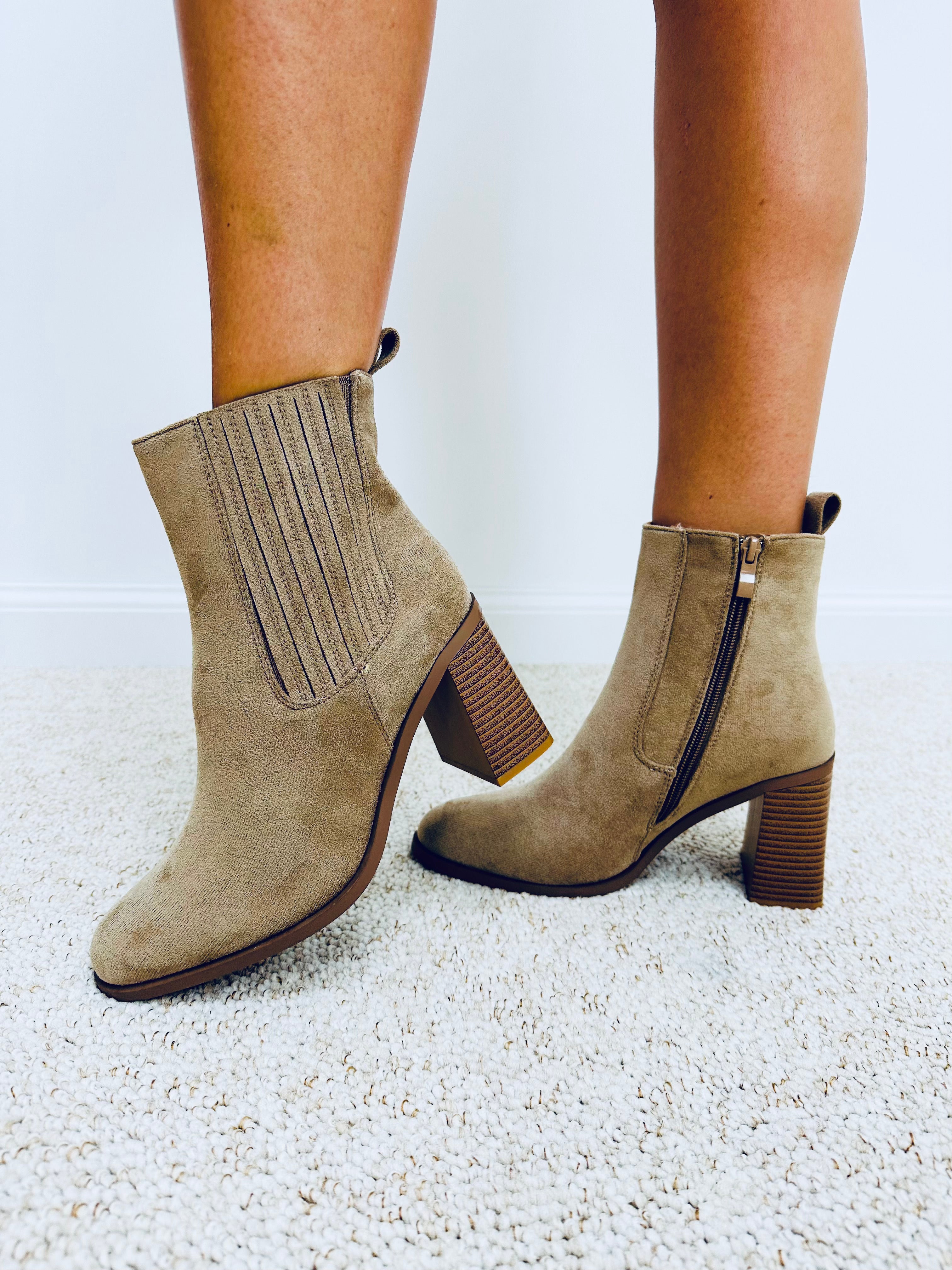 Bottines beige - PAULINE
