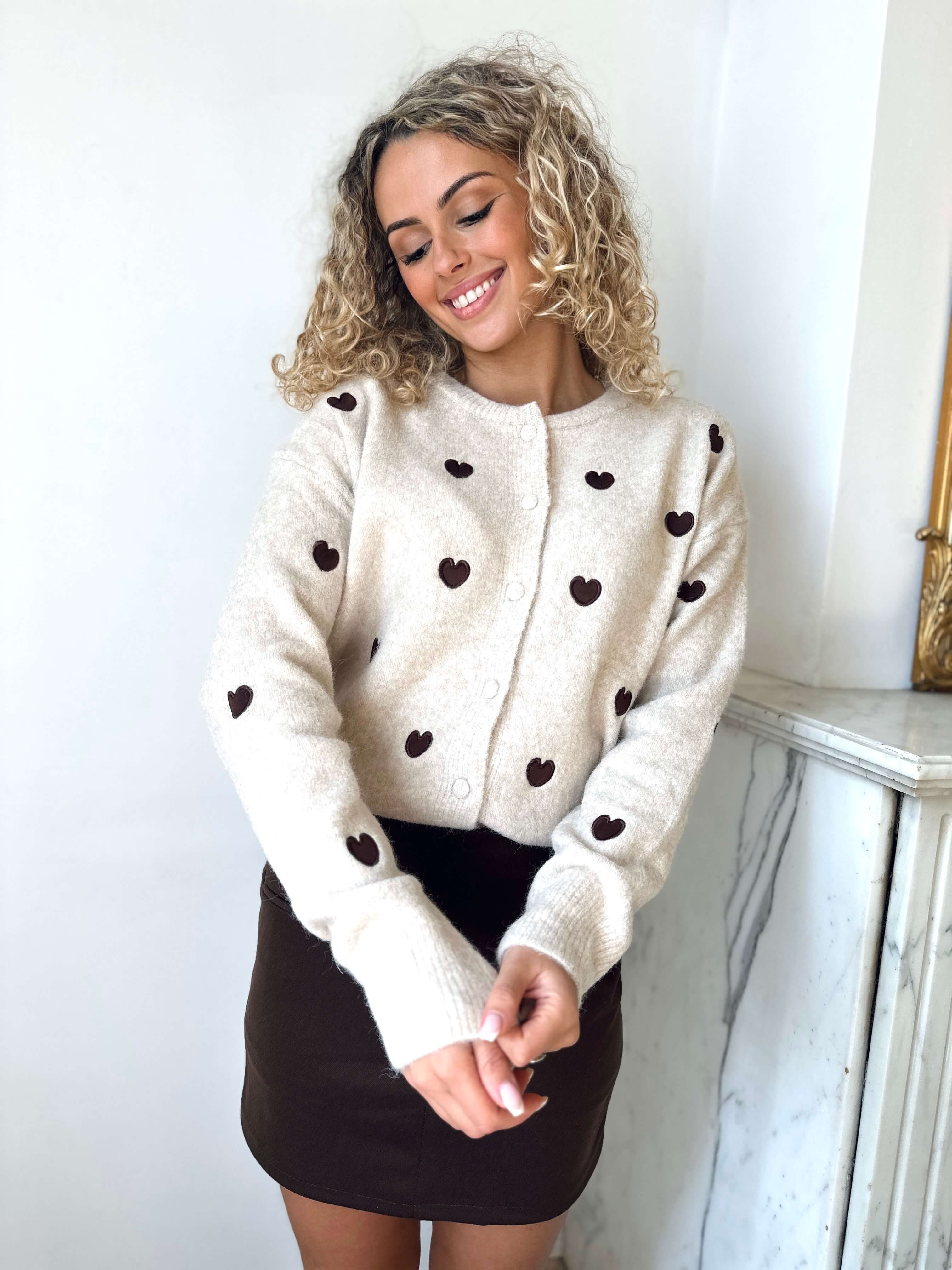 Gilet à coeur - ROMIE