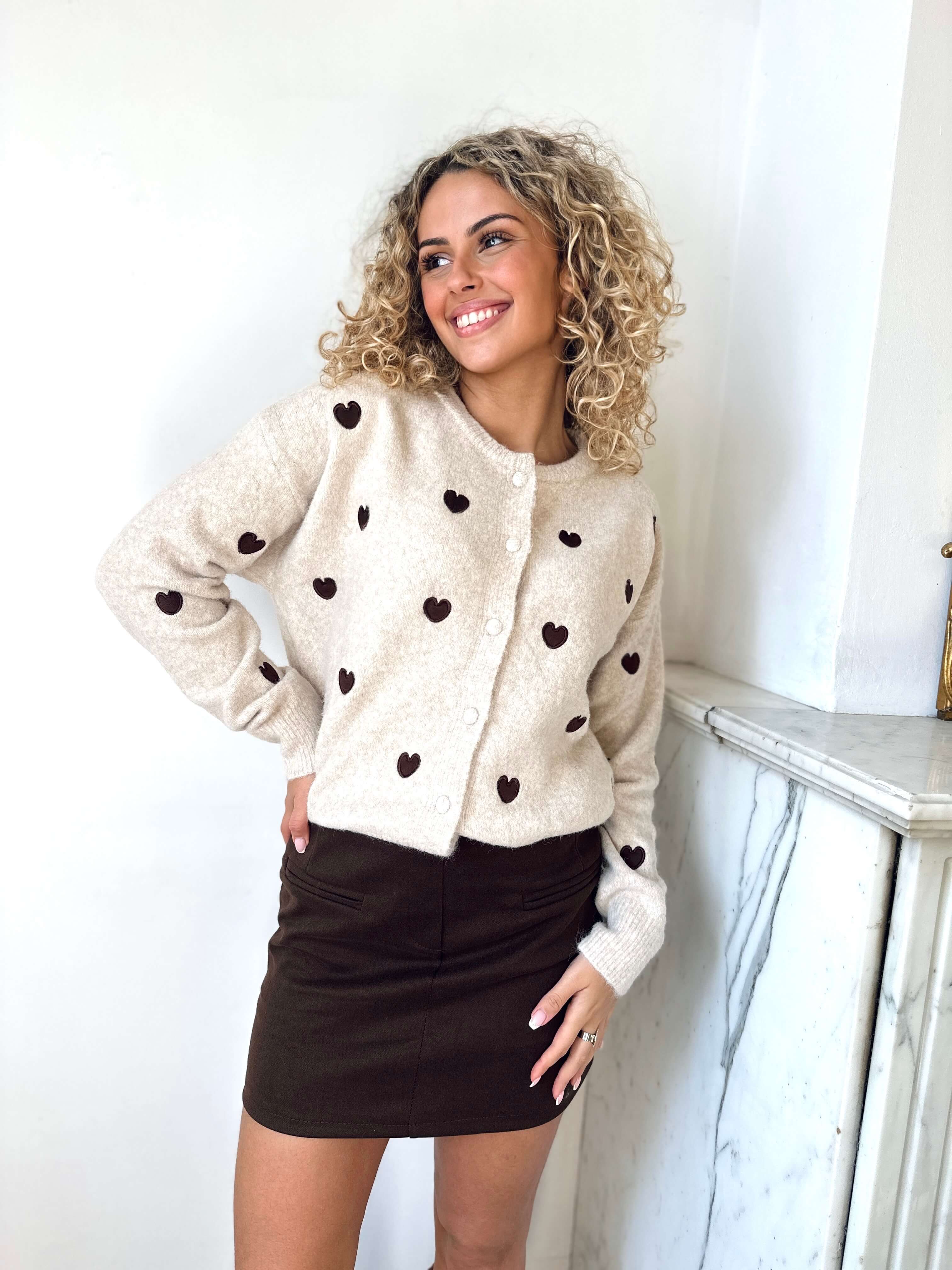 Gilet à coeur - ROMIE