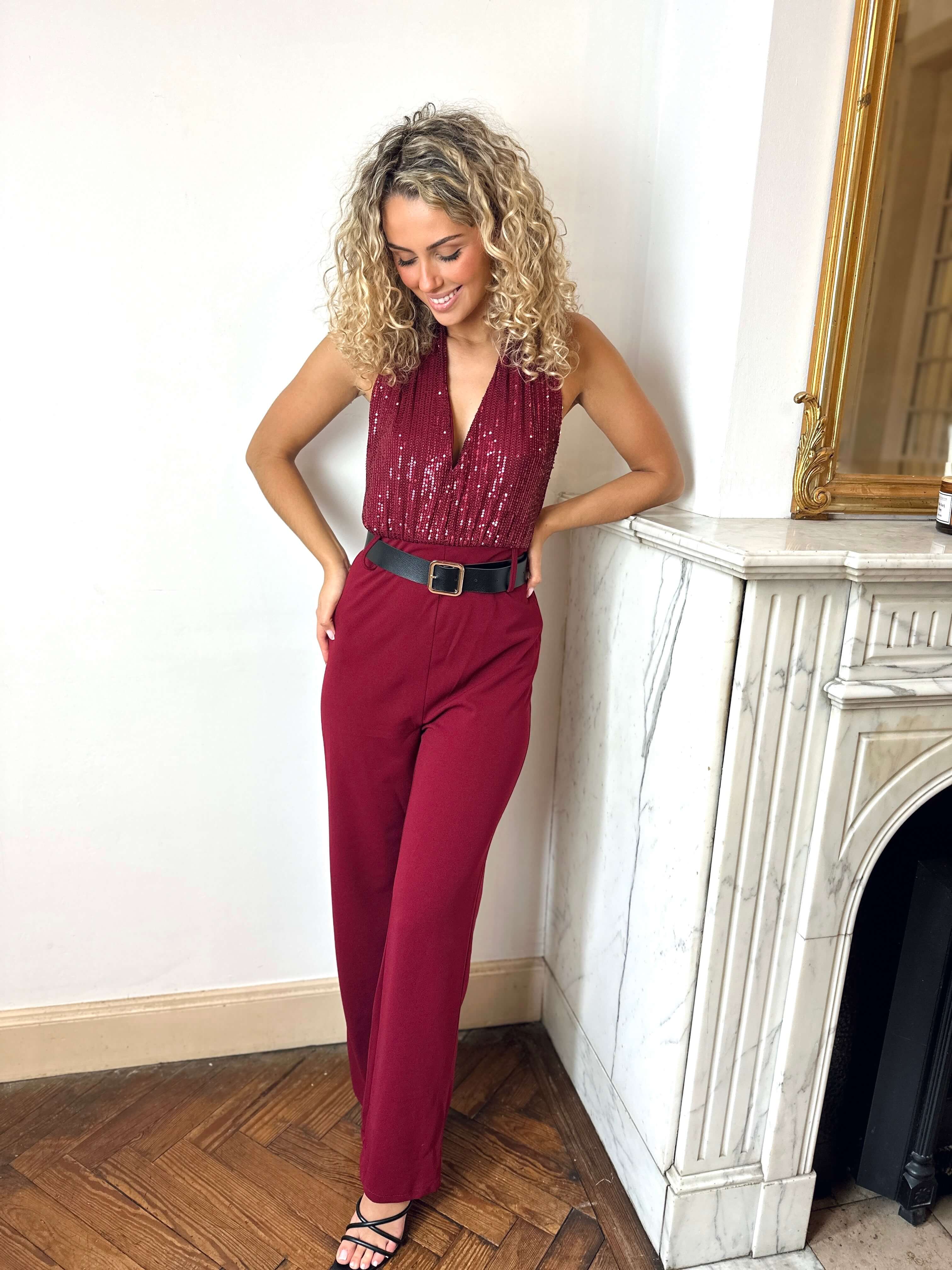 Combinaison bordeaux - DIANE