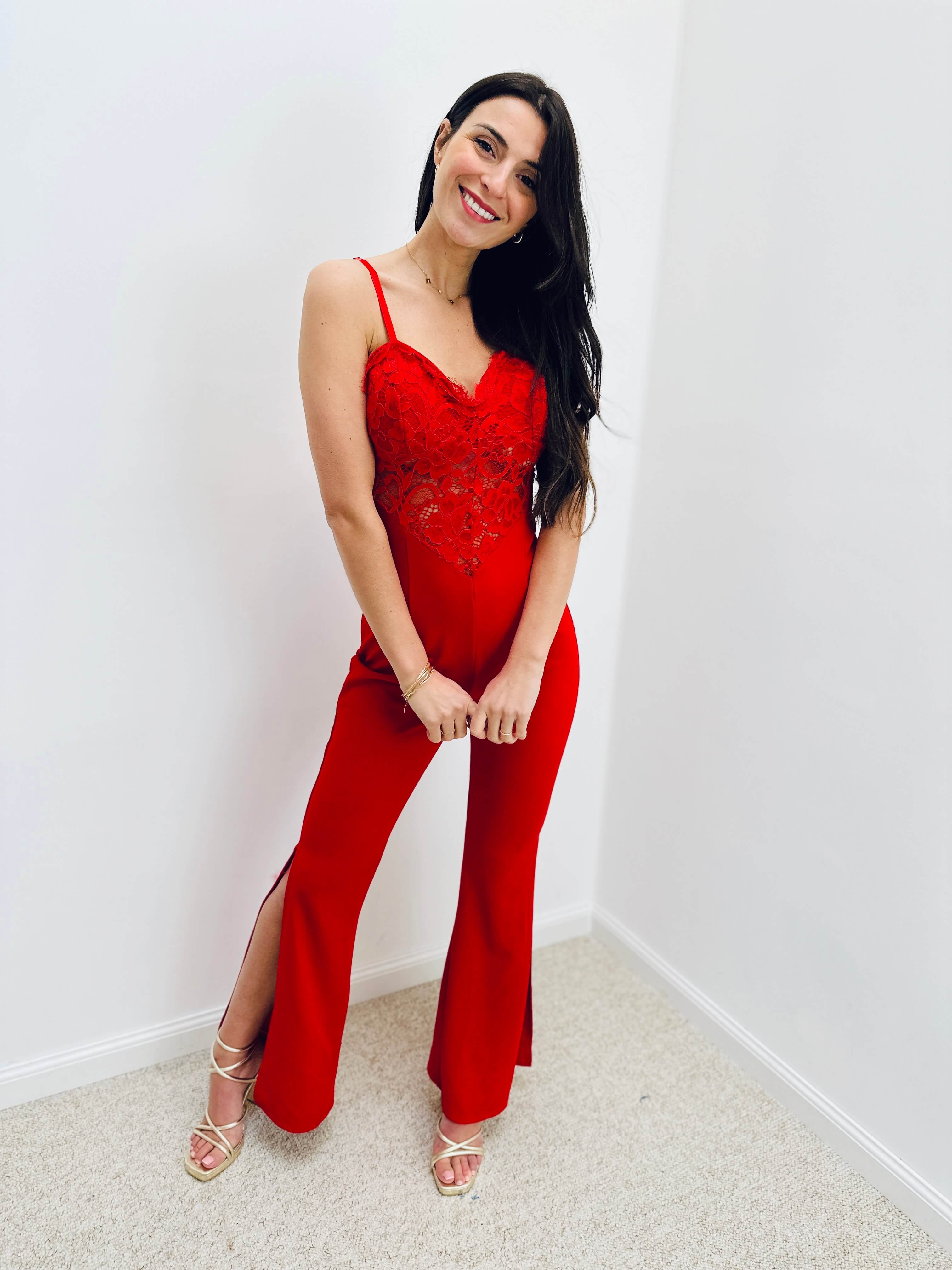 Combinaison rouge - SYLVIE