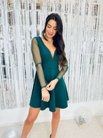 Robe vert sapin - PAULINE