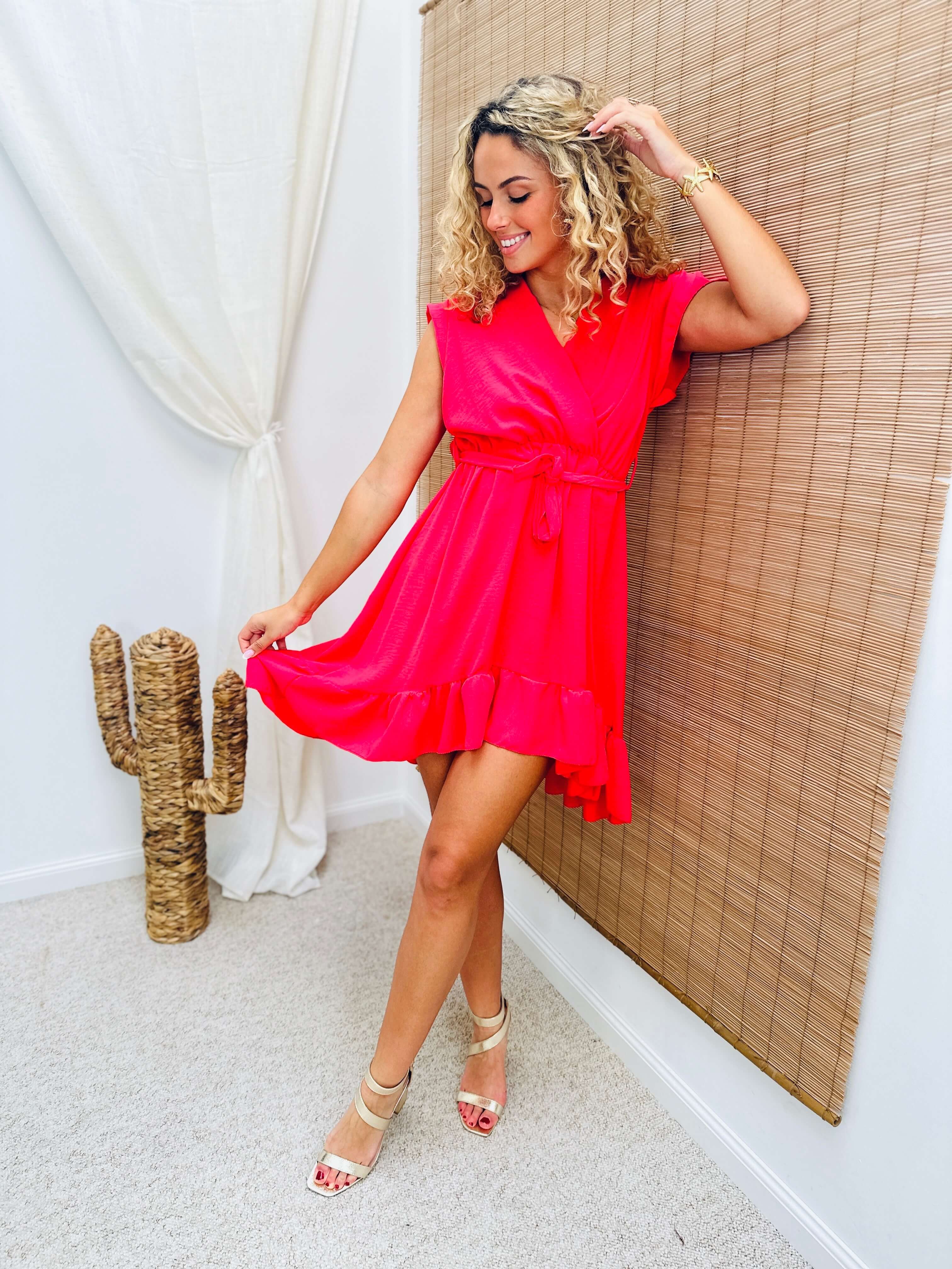 Robe corail - ZOE
