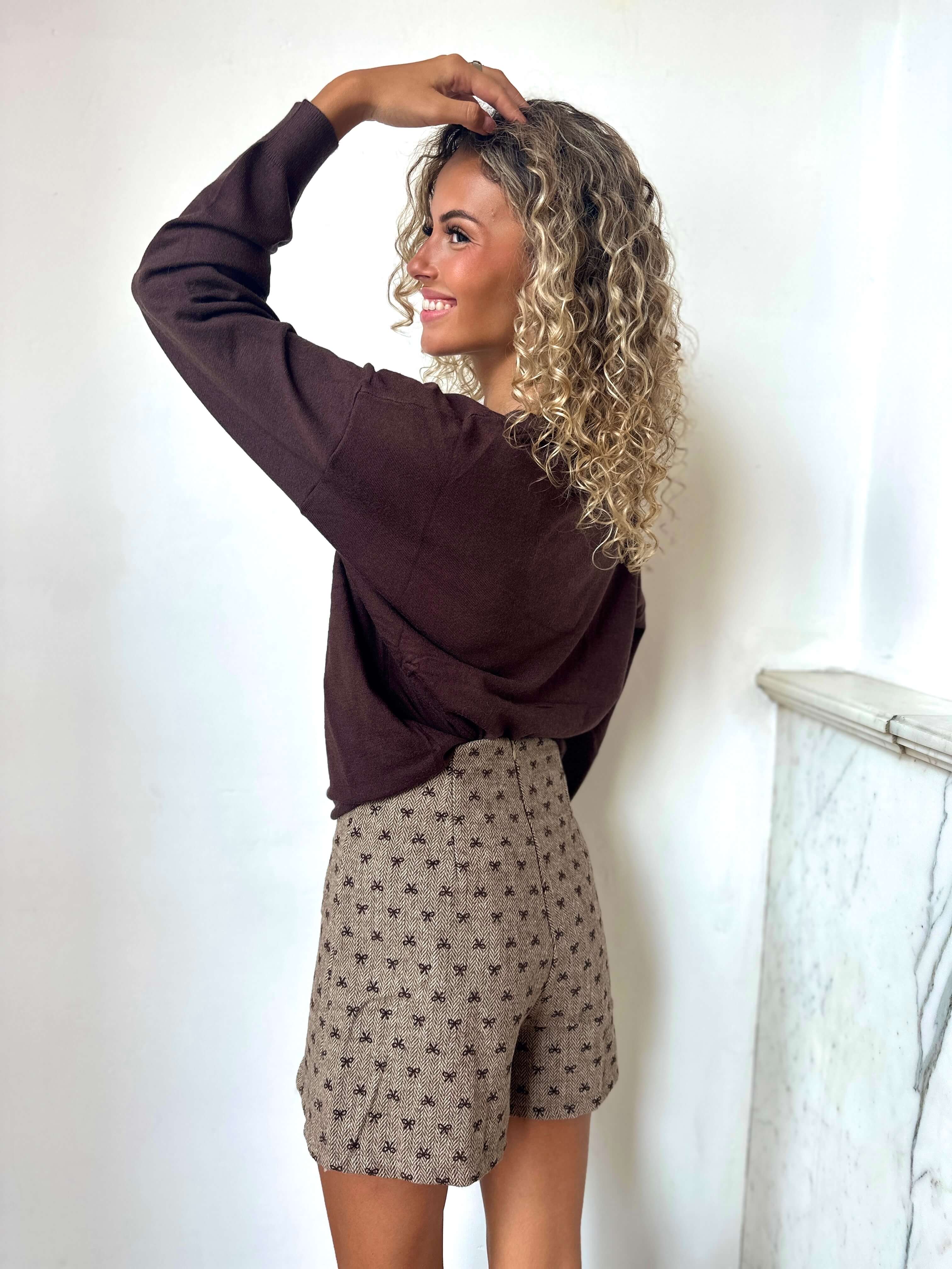 Pull chocolat - AMORE