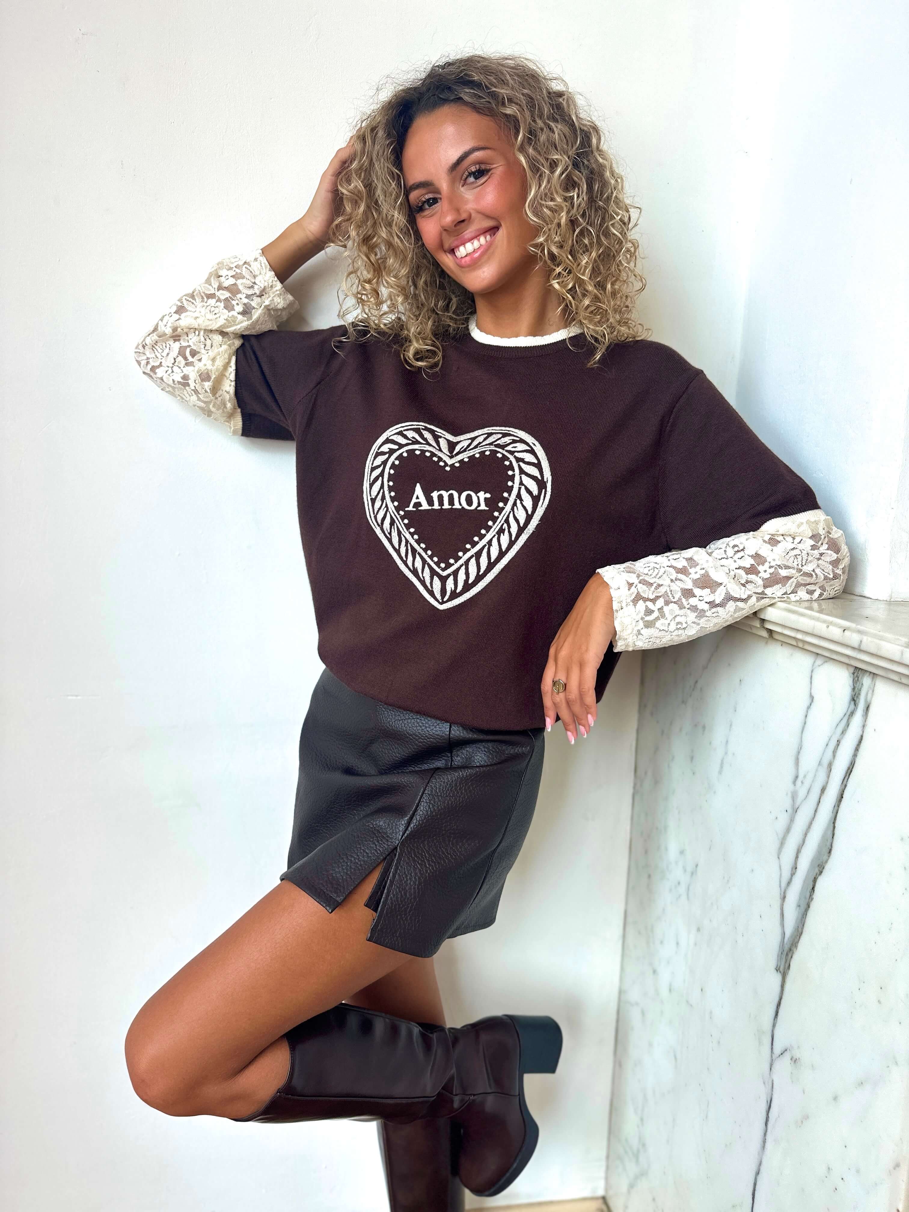 Pull chocolat  - BELLA
