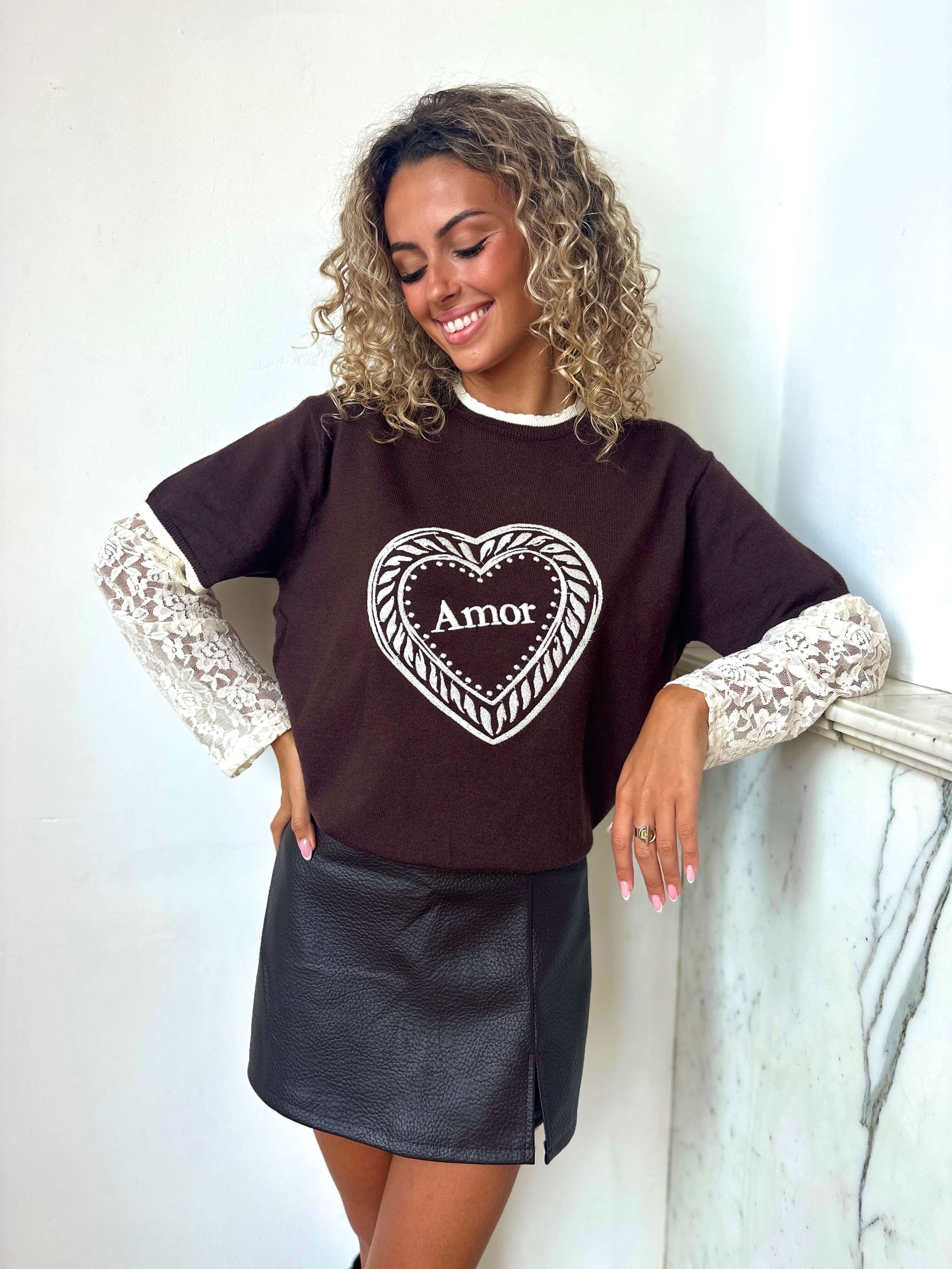 Pull chocolat  - BELLA