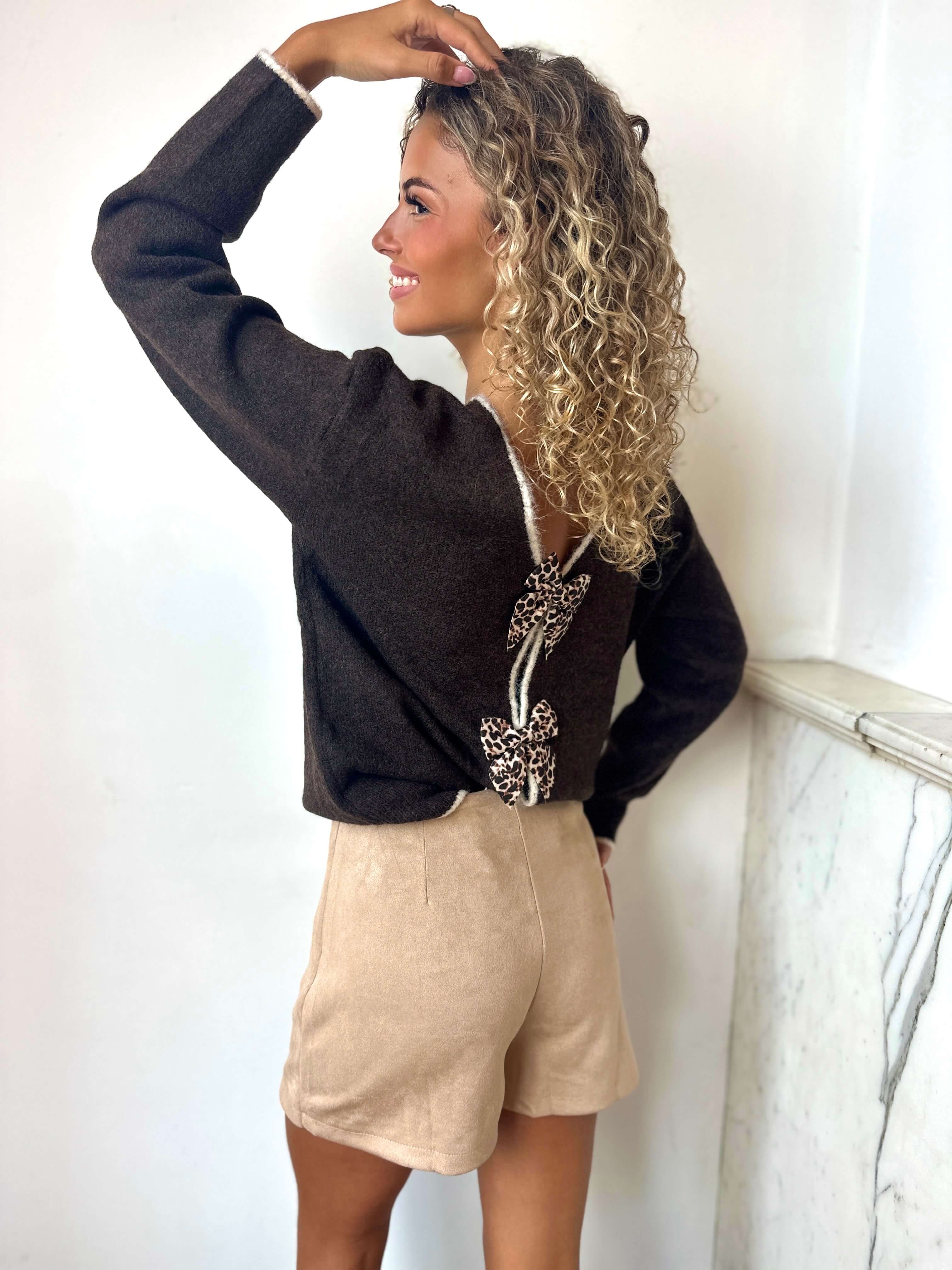 Pull chocolat - NOEMIE