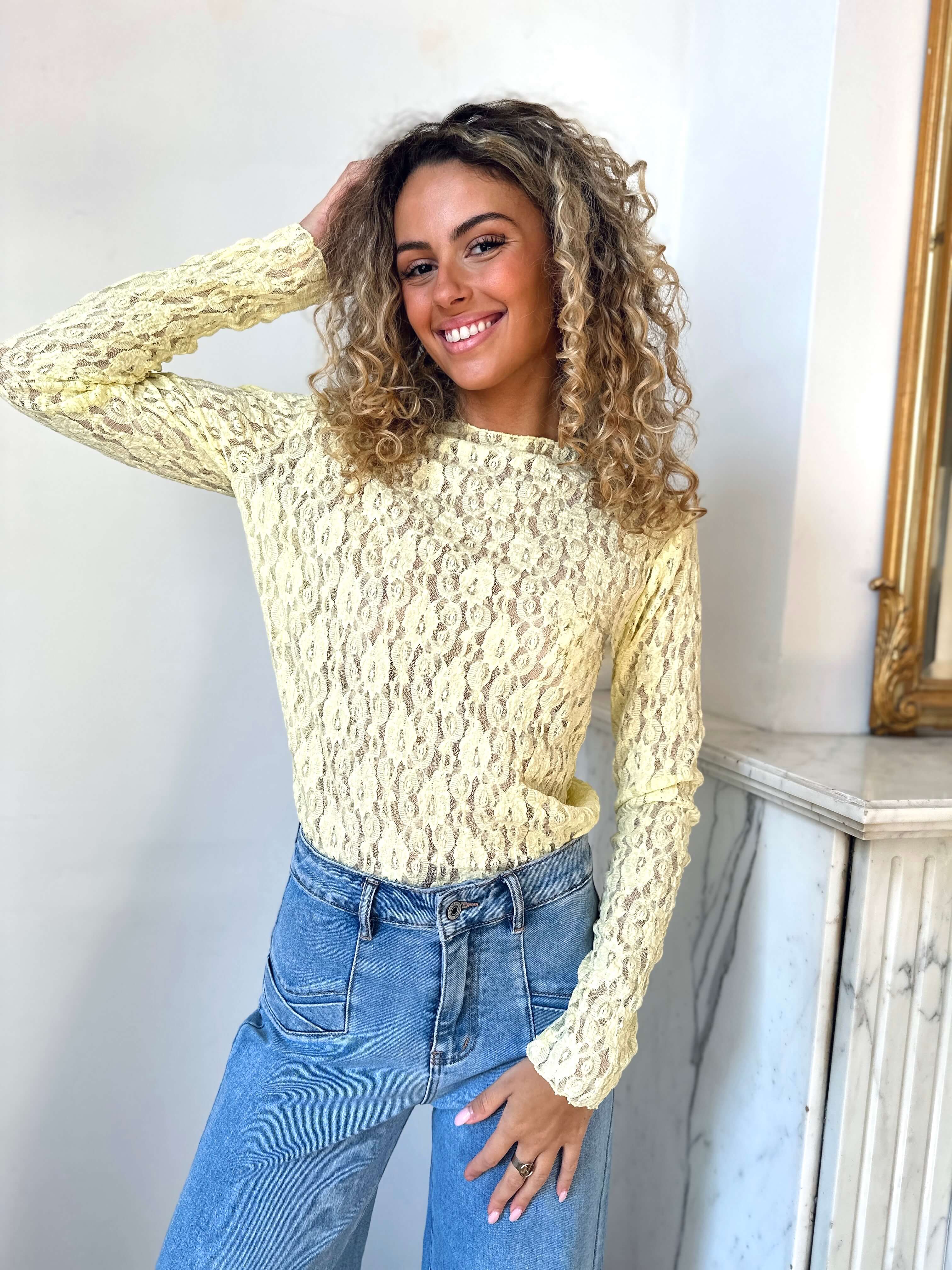 Haut jaune - MEGAN
