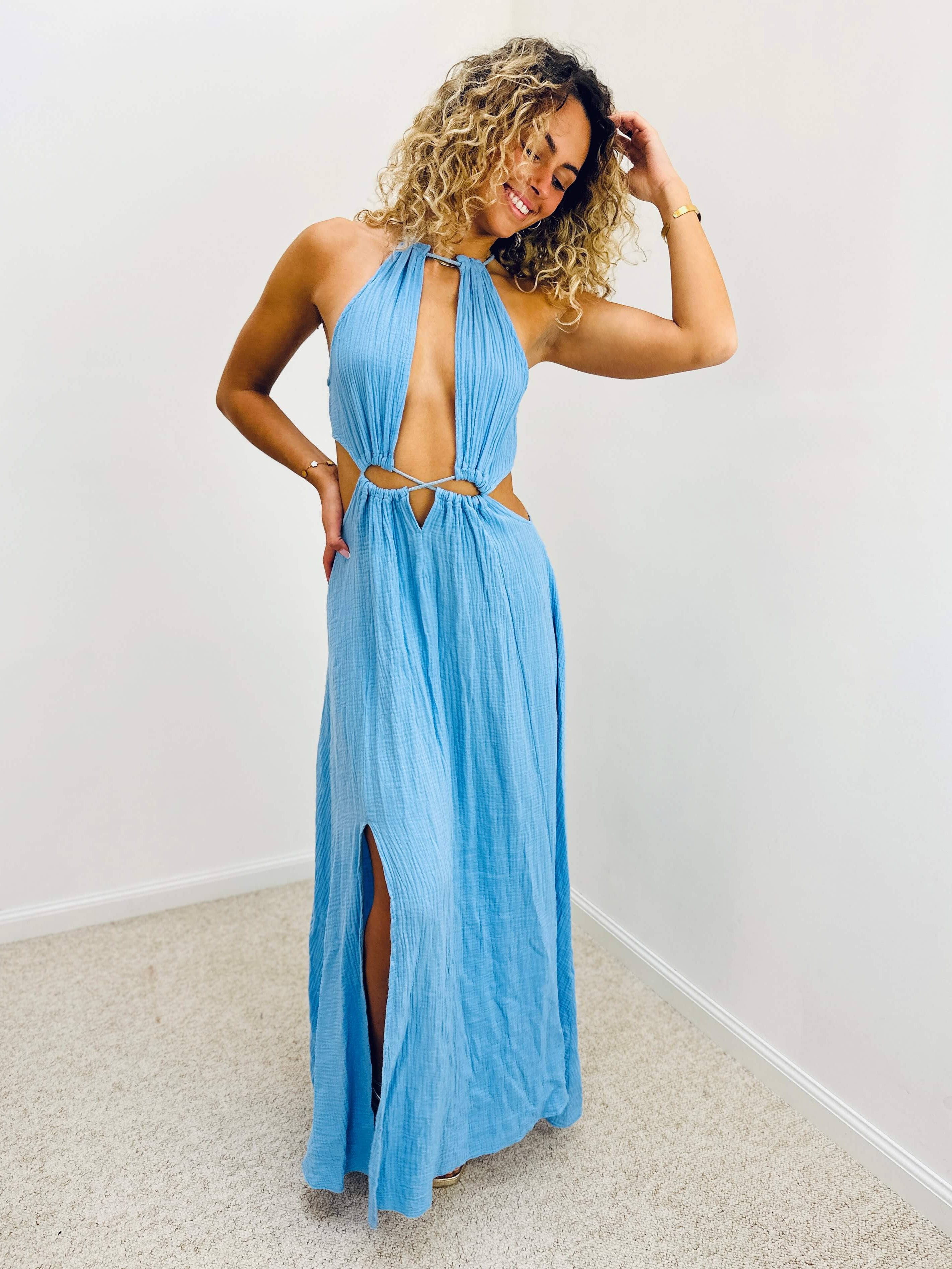 Robe bleu ciel - ESMEE