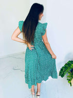 Robe longue verte - EMMIE