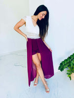 Robe short mauve - VICTORIA