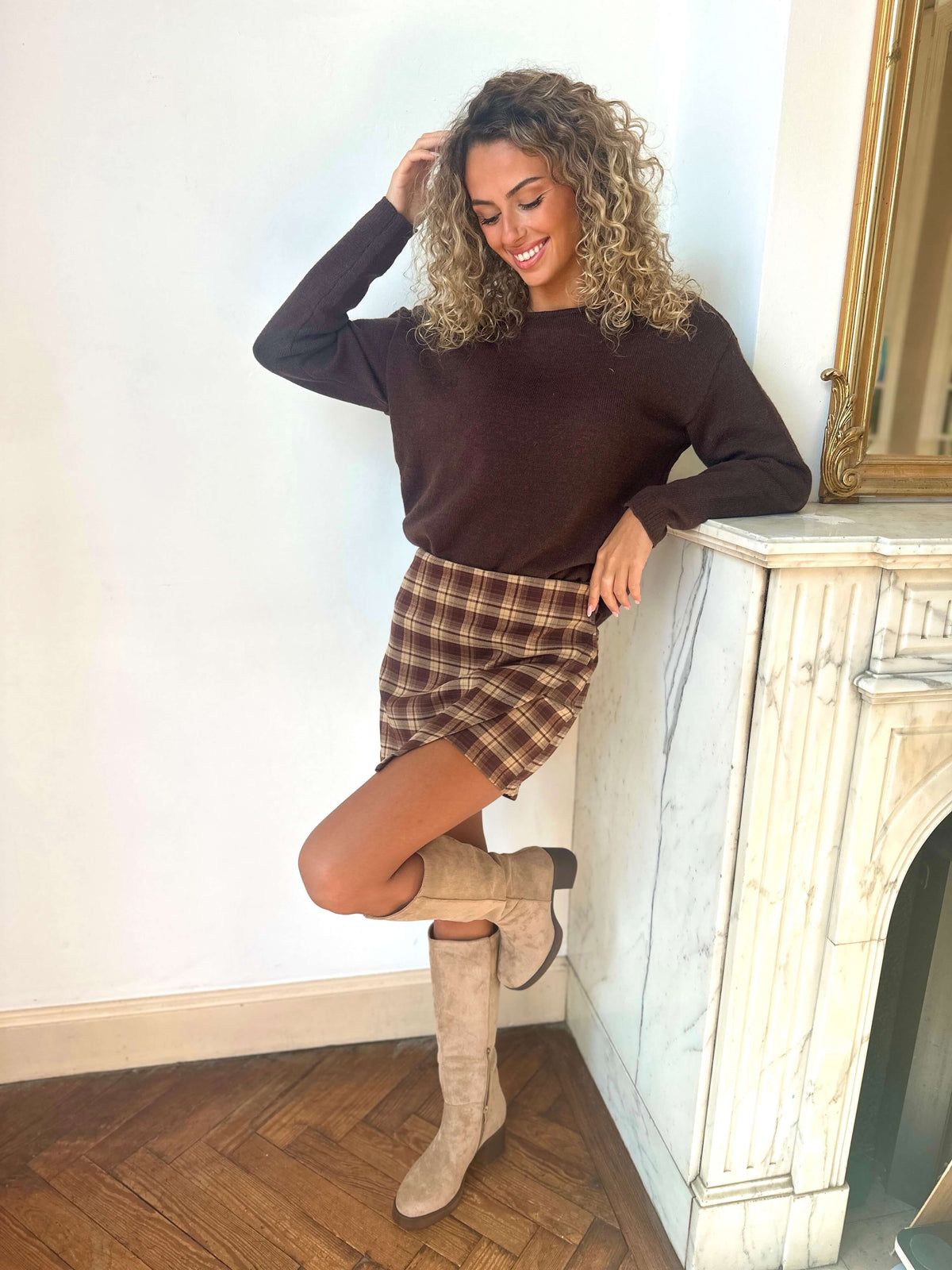 Pull chocolat - MORGANE