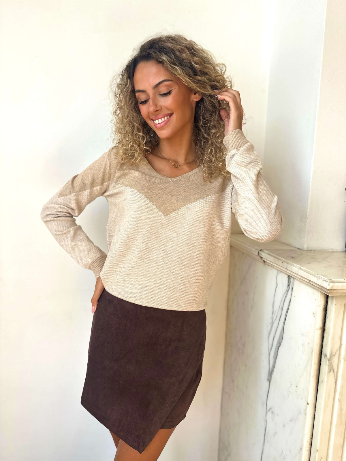 Pull beige - CLEA