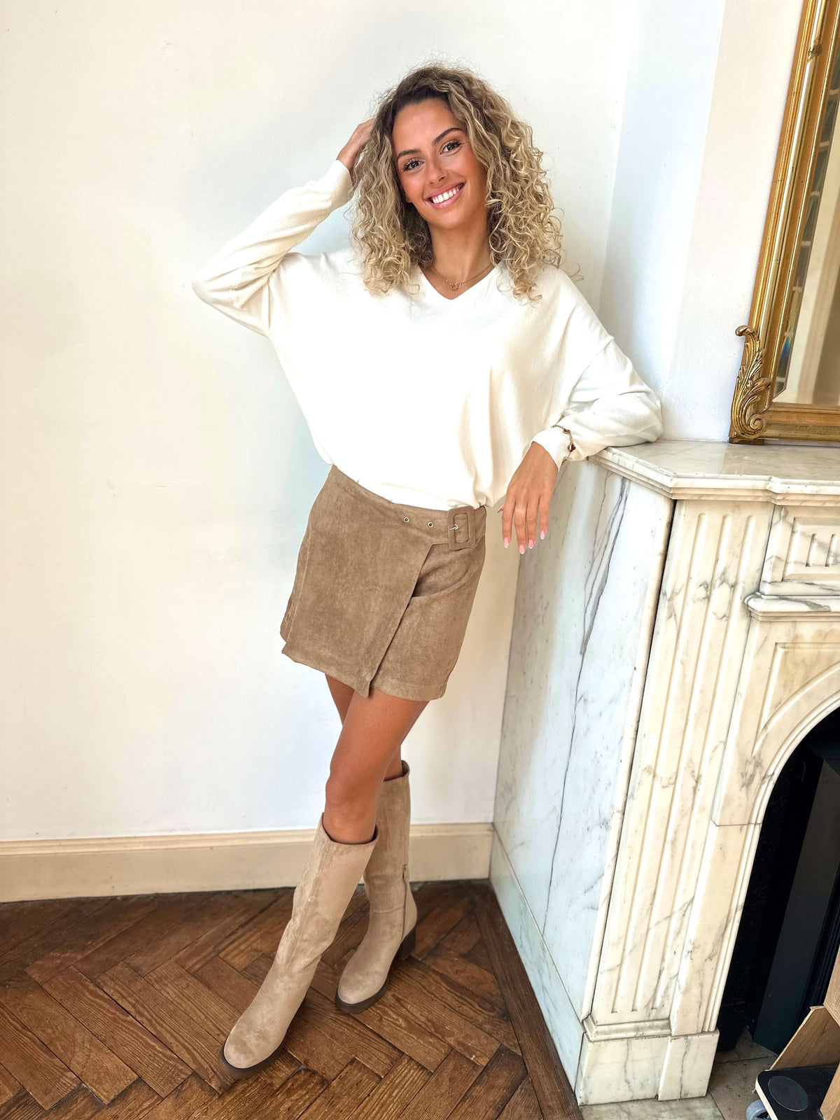 Pull en dentelle - COEUR