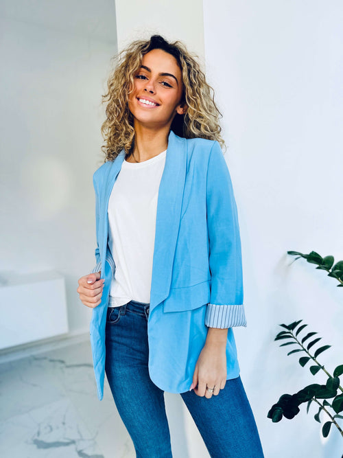 Blazer bleu - EMMA