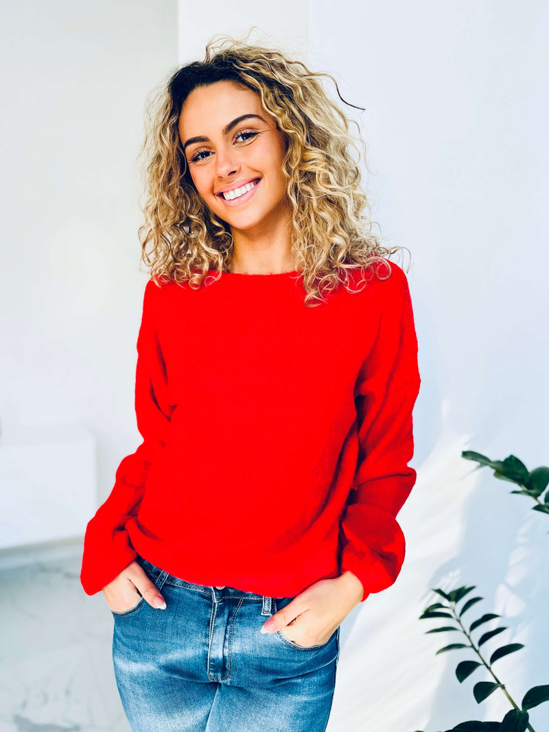 Pull rouge - ALYSON