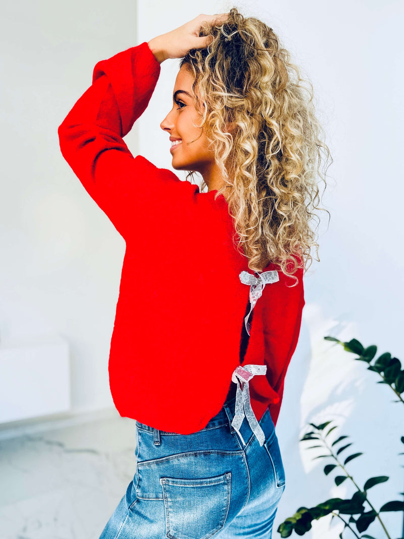 Pull rouge - ALYSON