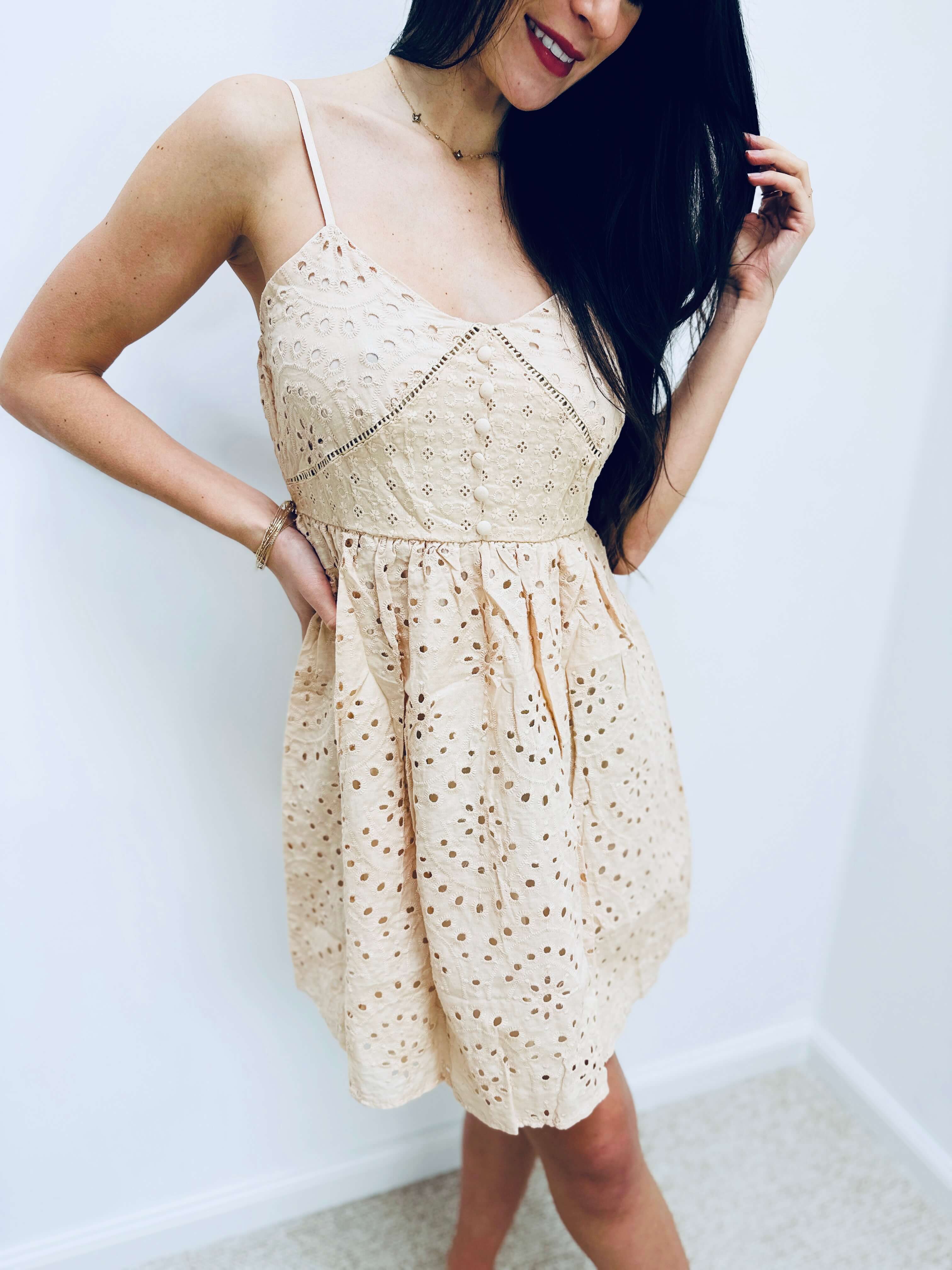 Robe beige - LILY