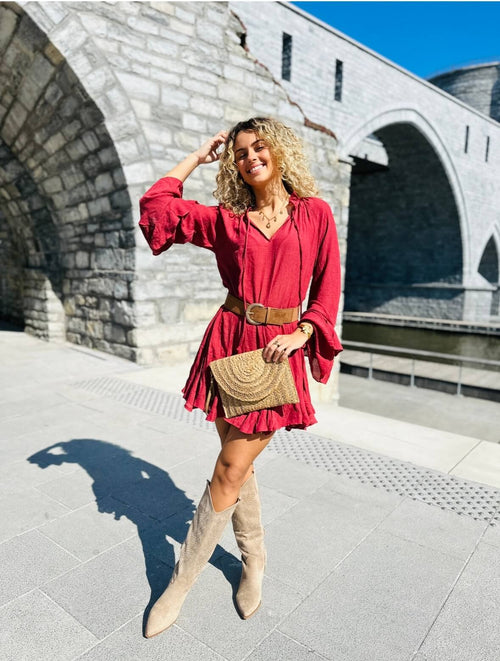 Robe terracotta - OCEANE