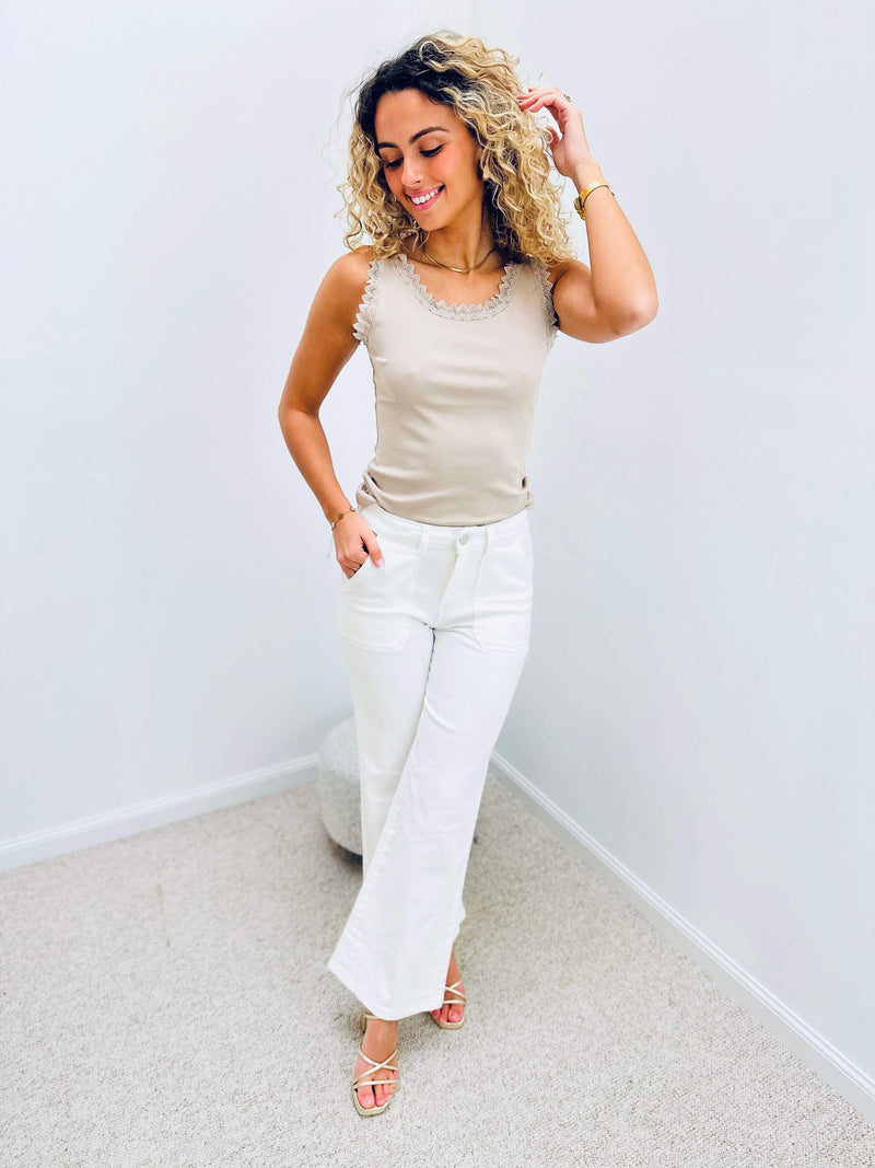 Top beige - MARINE