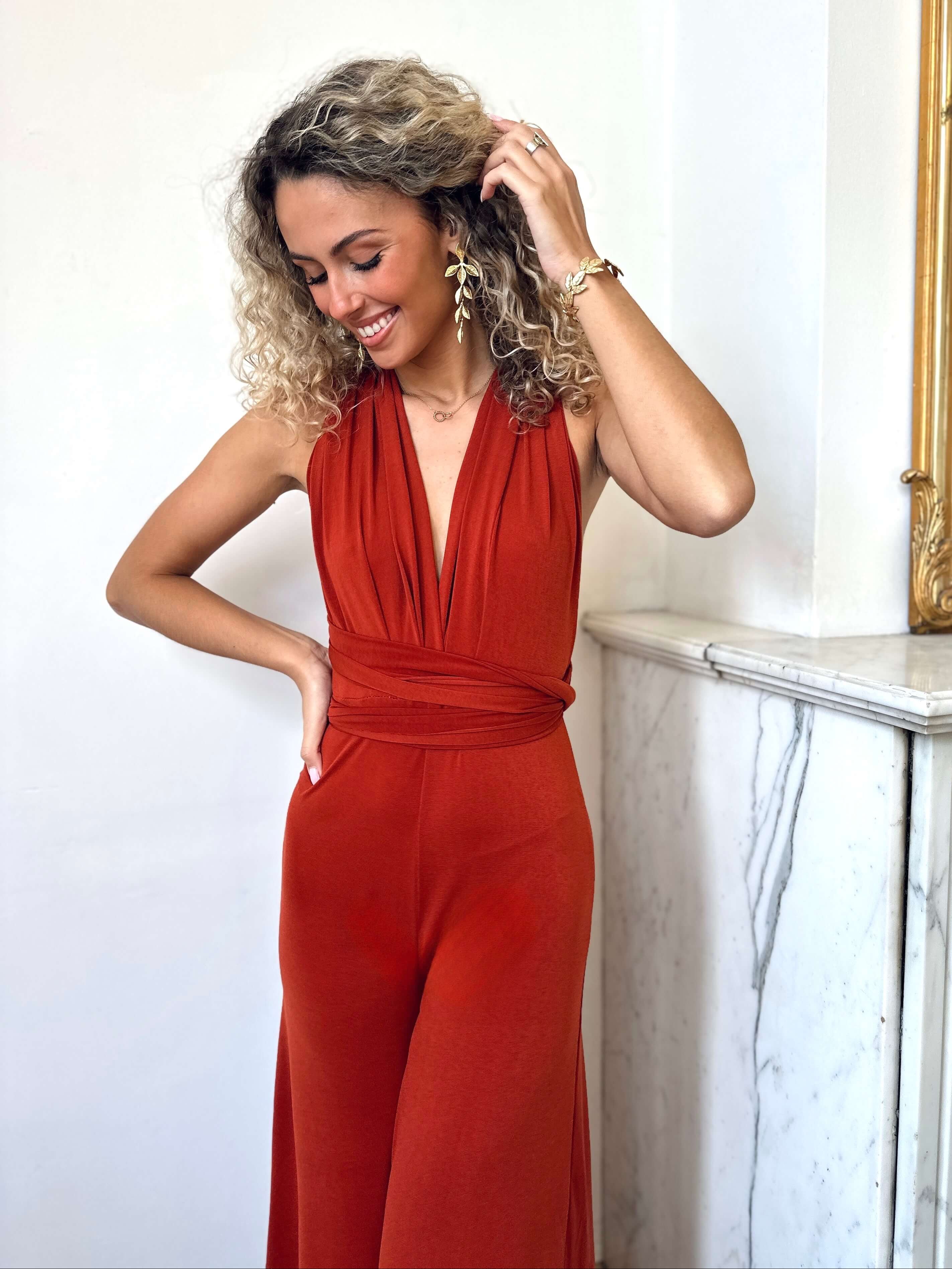 Combinaison terracotta - JENNY