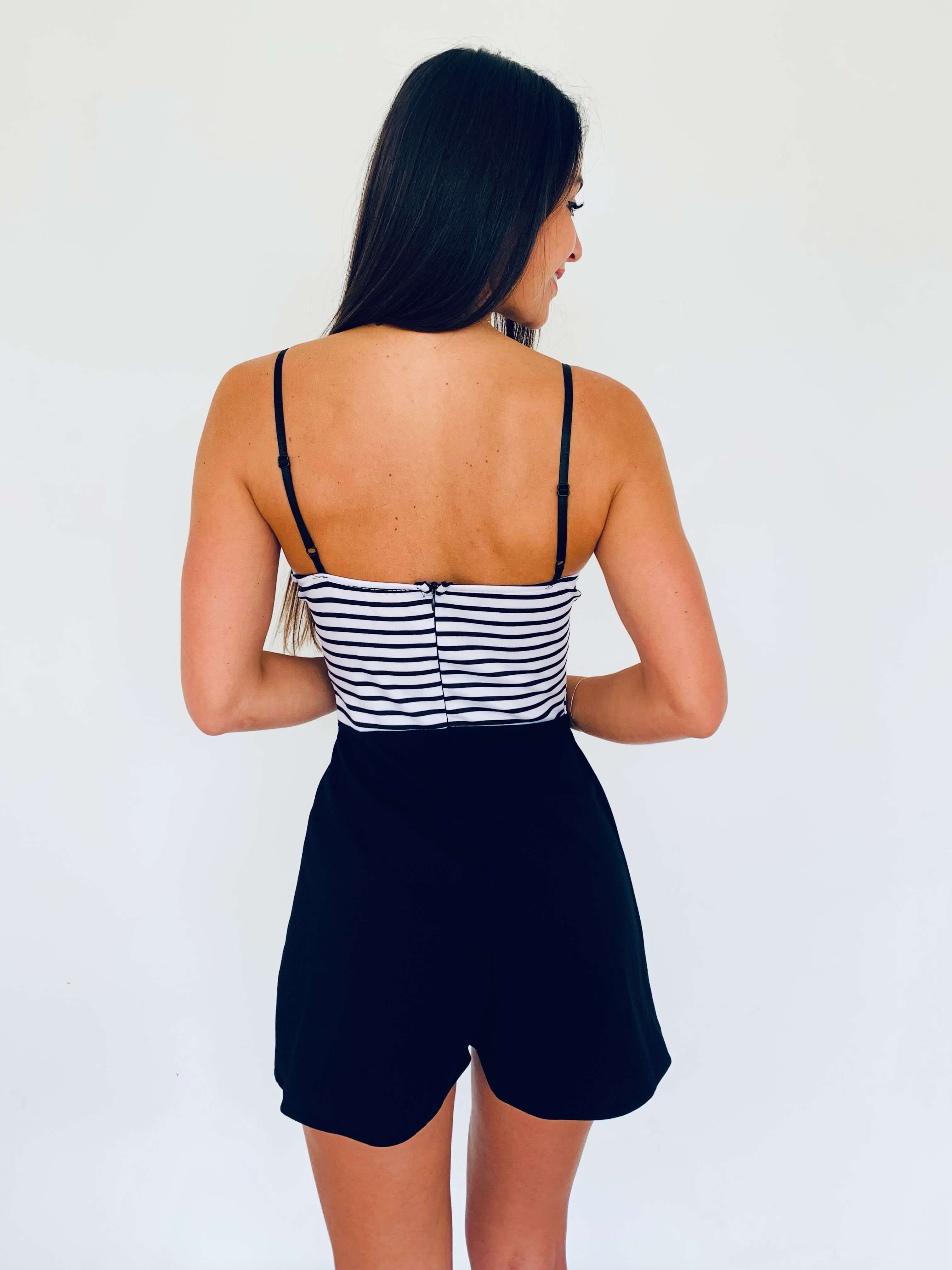 Combishort noir - SARAH
