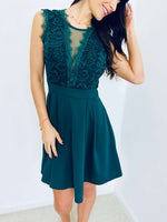 Robe vert sapin - CAMILLE
