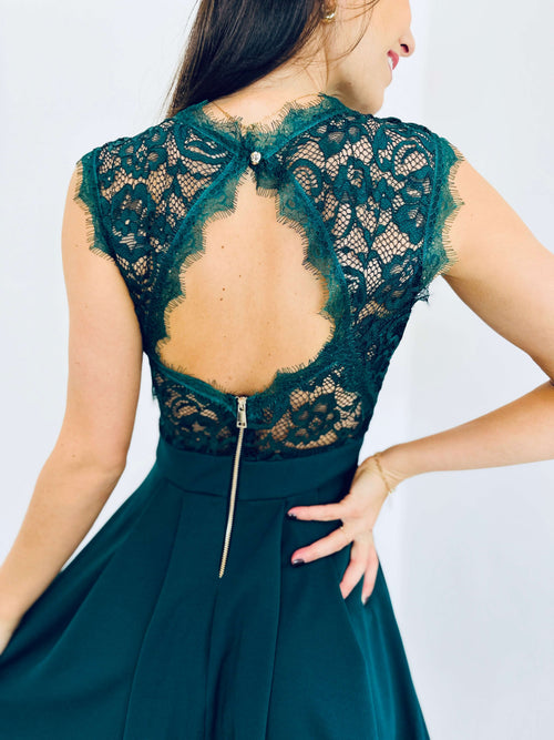Robe vert sapin - CAMILLE