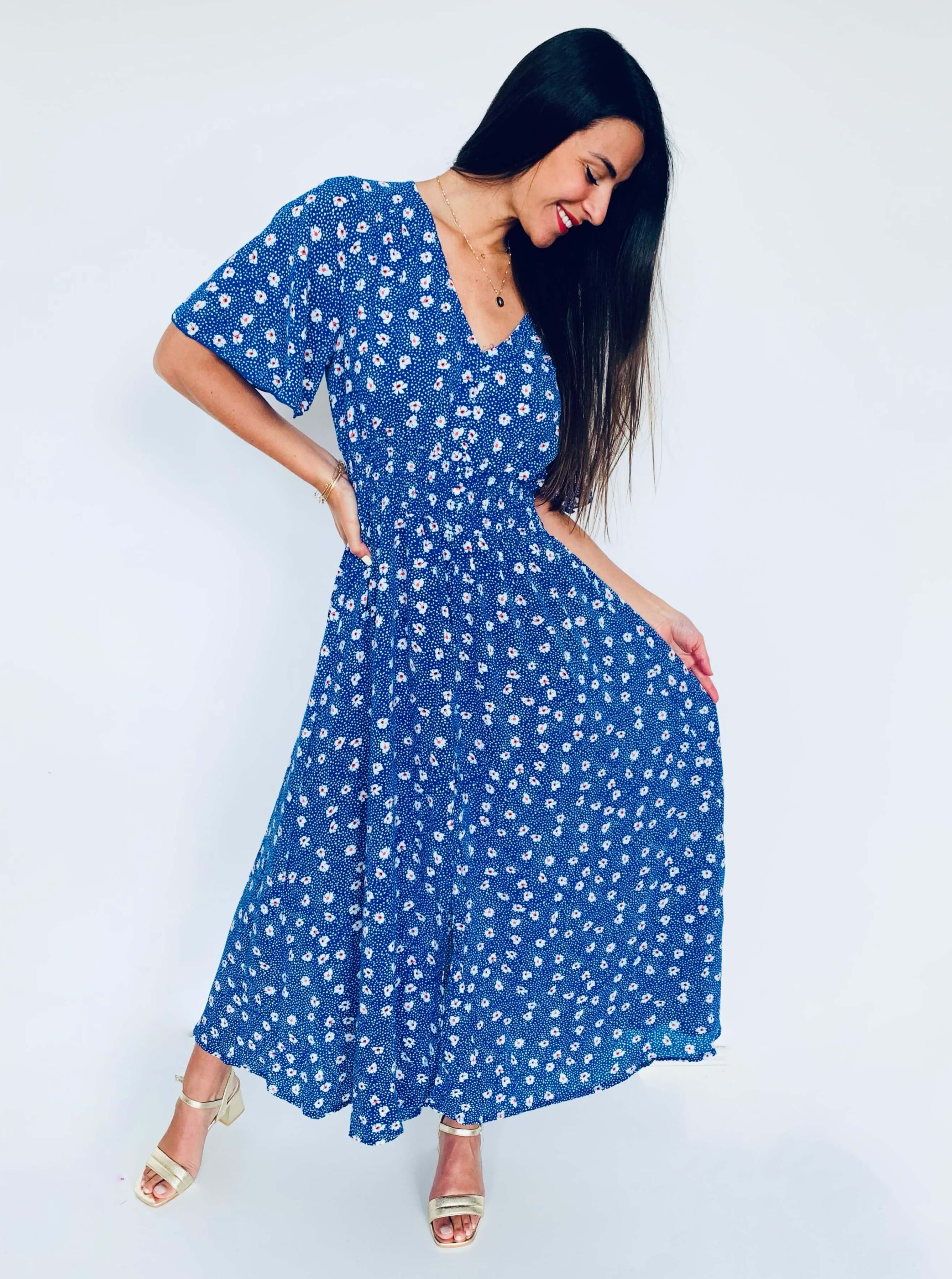 Robe longue - BLEU